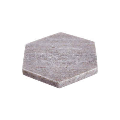 BUTLERS Glasuntersetzer MARBLE Untersetzer Marmor 6-eckig L 12 x B 11cm