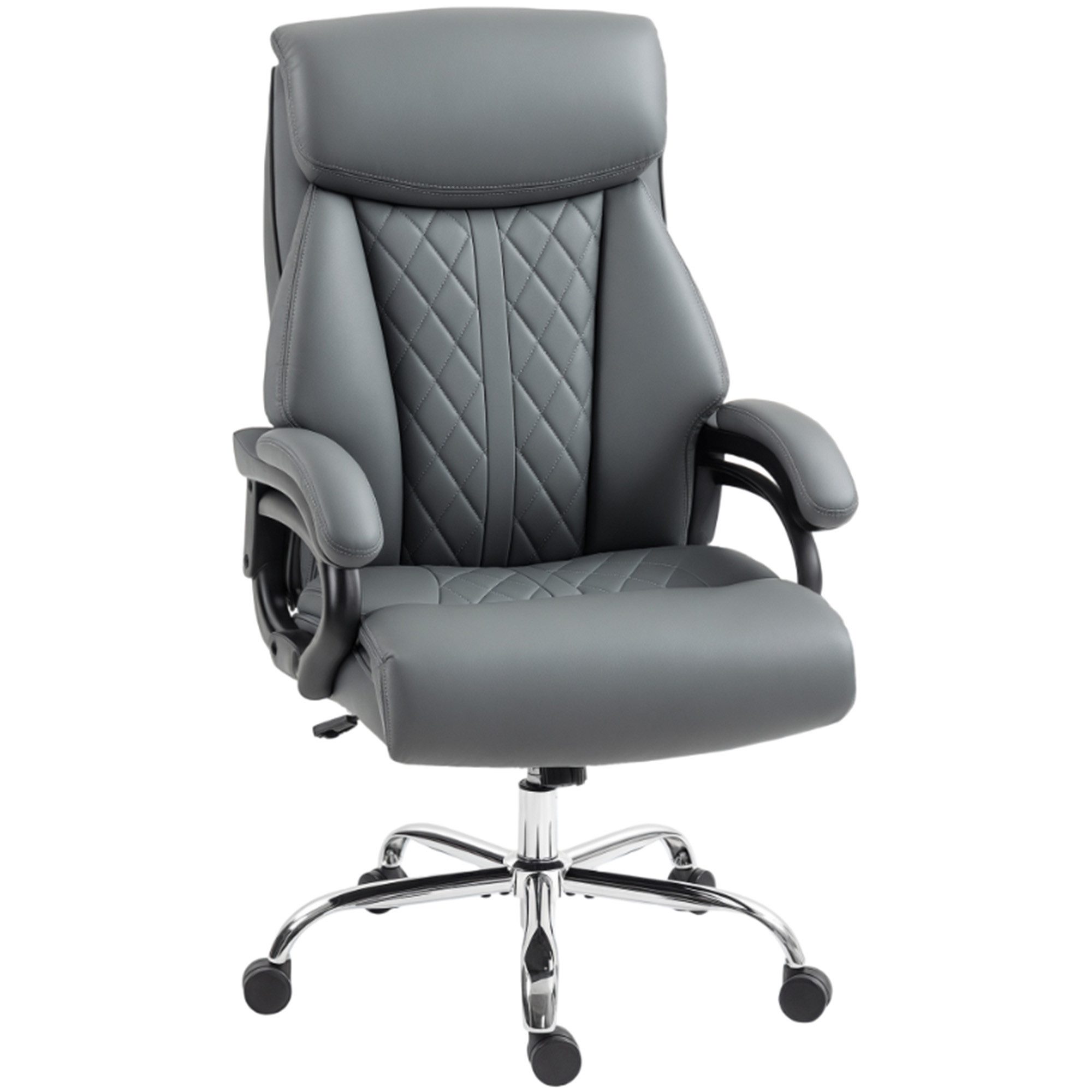 ibettertec Chefsessel Bürostuhl, Chefsessel, Computerstuhl, Hoher Rückenlehne, Gepolsterter (Spar-Set, 1 St), Hohe Rückenlehne, Wasserabweisendes PU-Leder