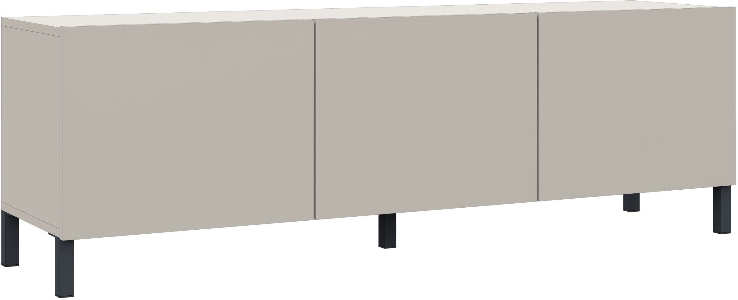 Lowboard Sophia, TV-Schrank mit Metallfüßen