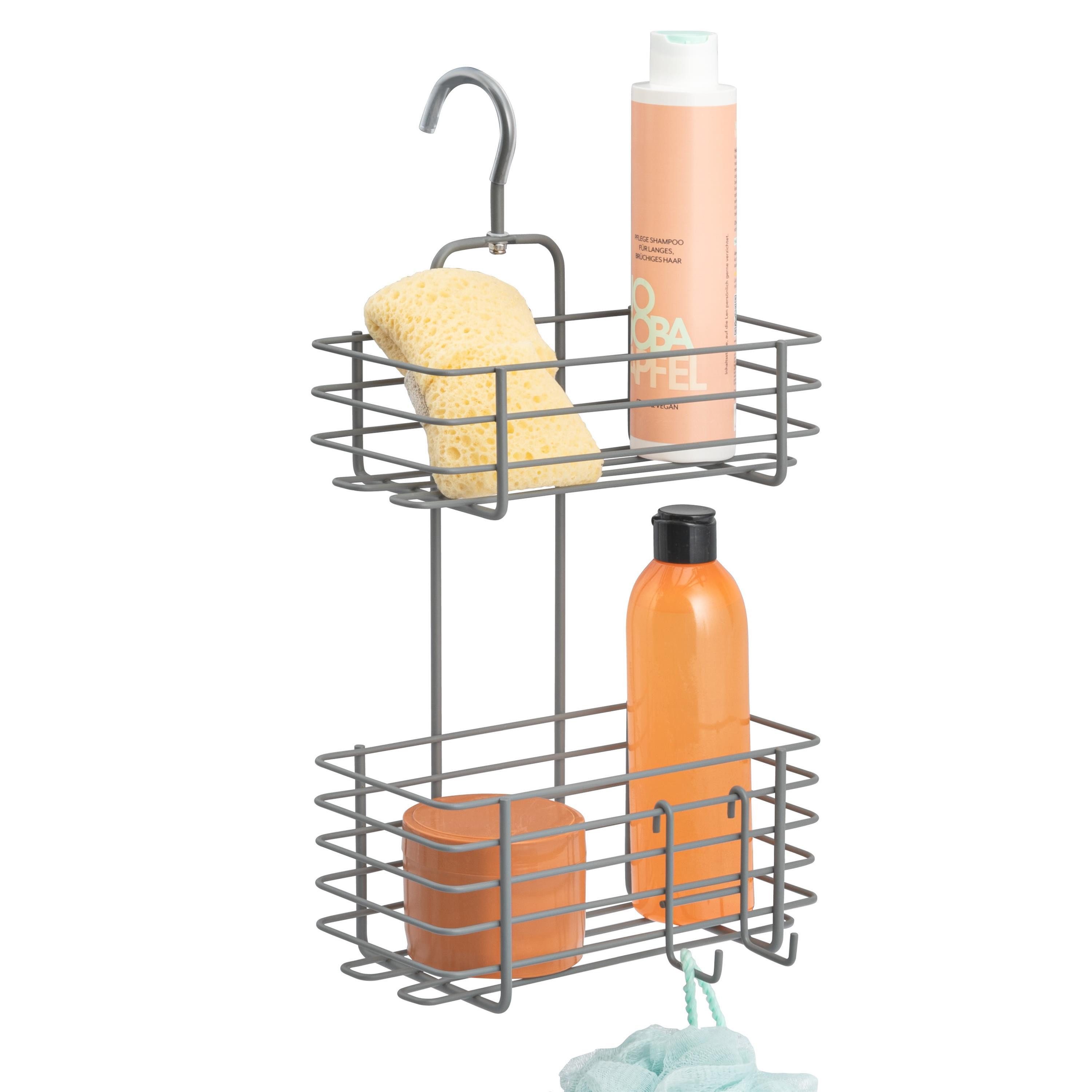 bremermann Duschregal Duschregal mit 2 Körben, zum Einhängen, abnehmbarer Haken