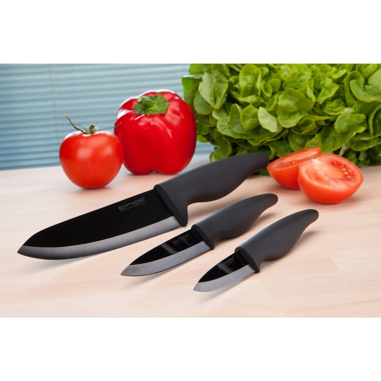 ECHTWERK Kochmesser KM-0150 Black Mirror Messerset 3tlg.