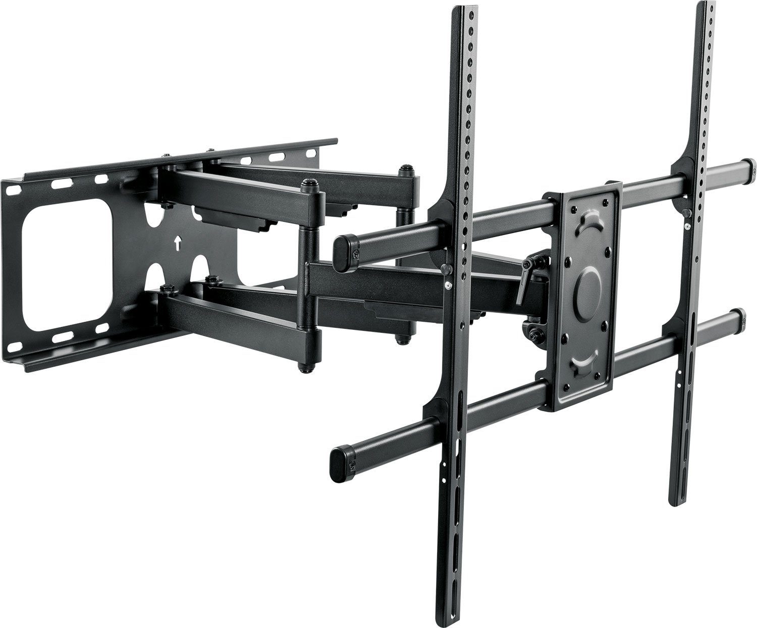 Schwaiger TV-Wandhalterung LWHD9075 513, (bis 90 Zoll, neigbar, schwenkbar, drehbar, bis 75kg, bis 800x600mm, schwarz)