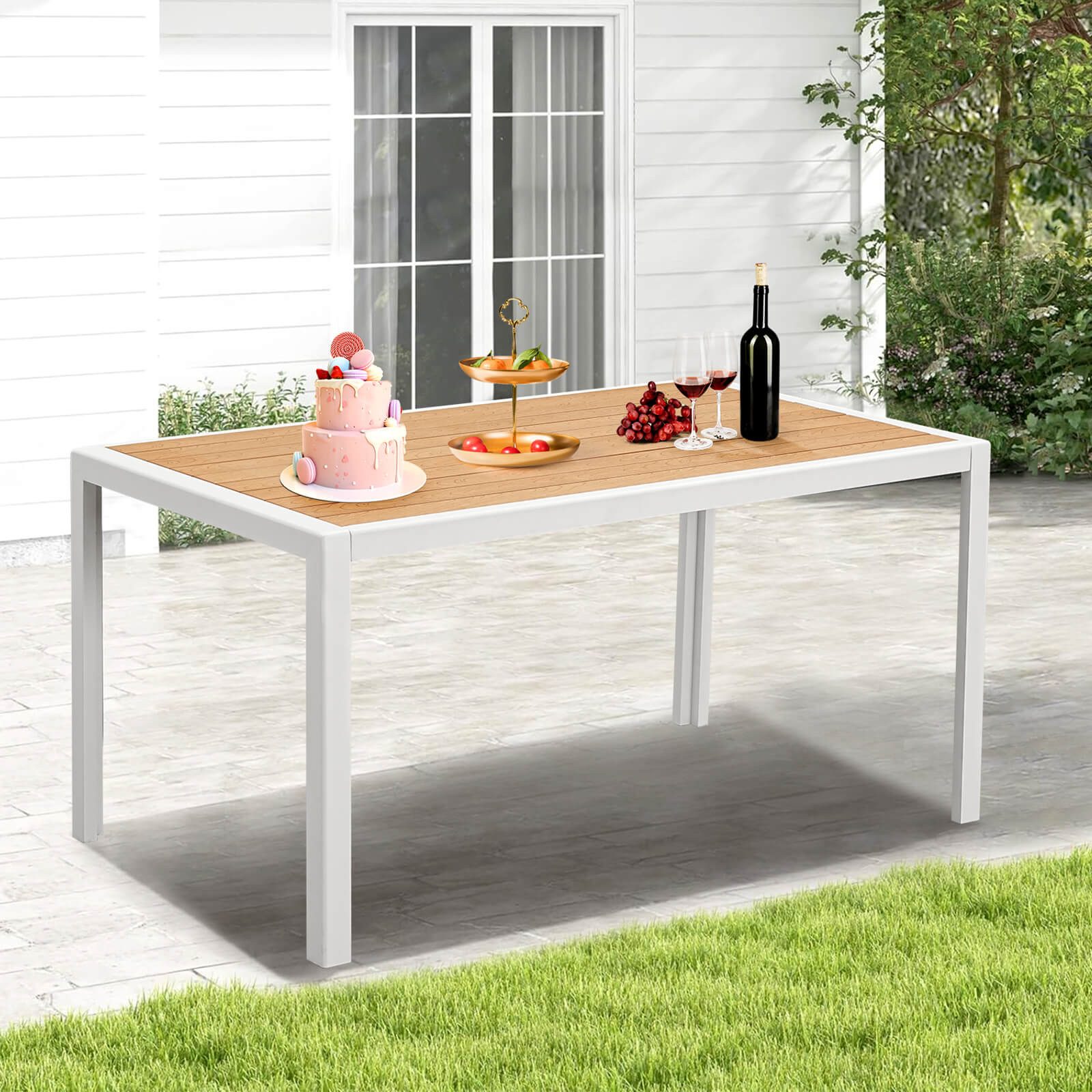 MeXo Esstisch Gartentisch für 4-6 Personen günstig online kaufen