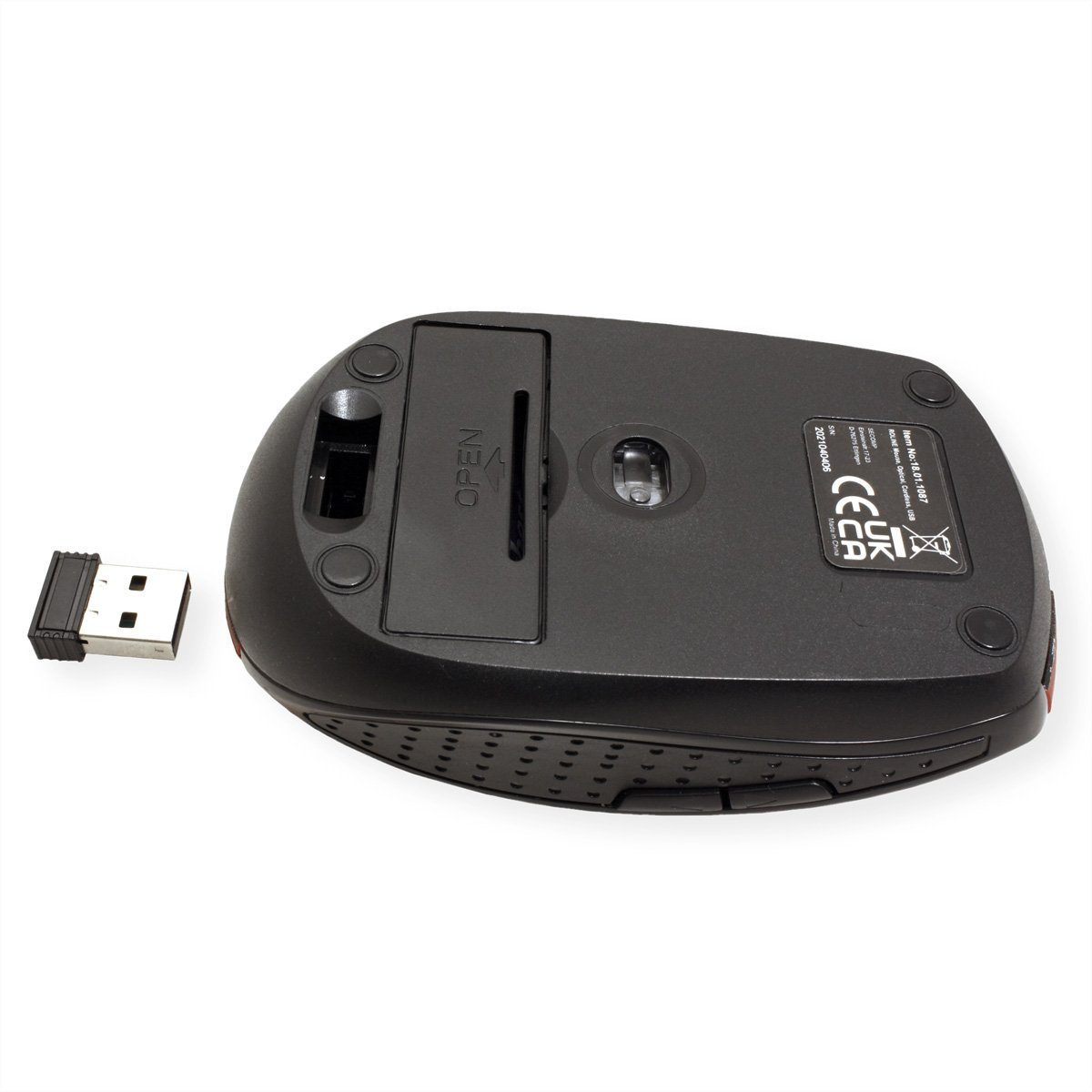 ROLINE Maus, optisch, USB, wireless Maus (Funk)