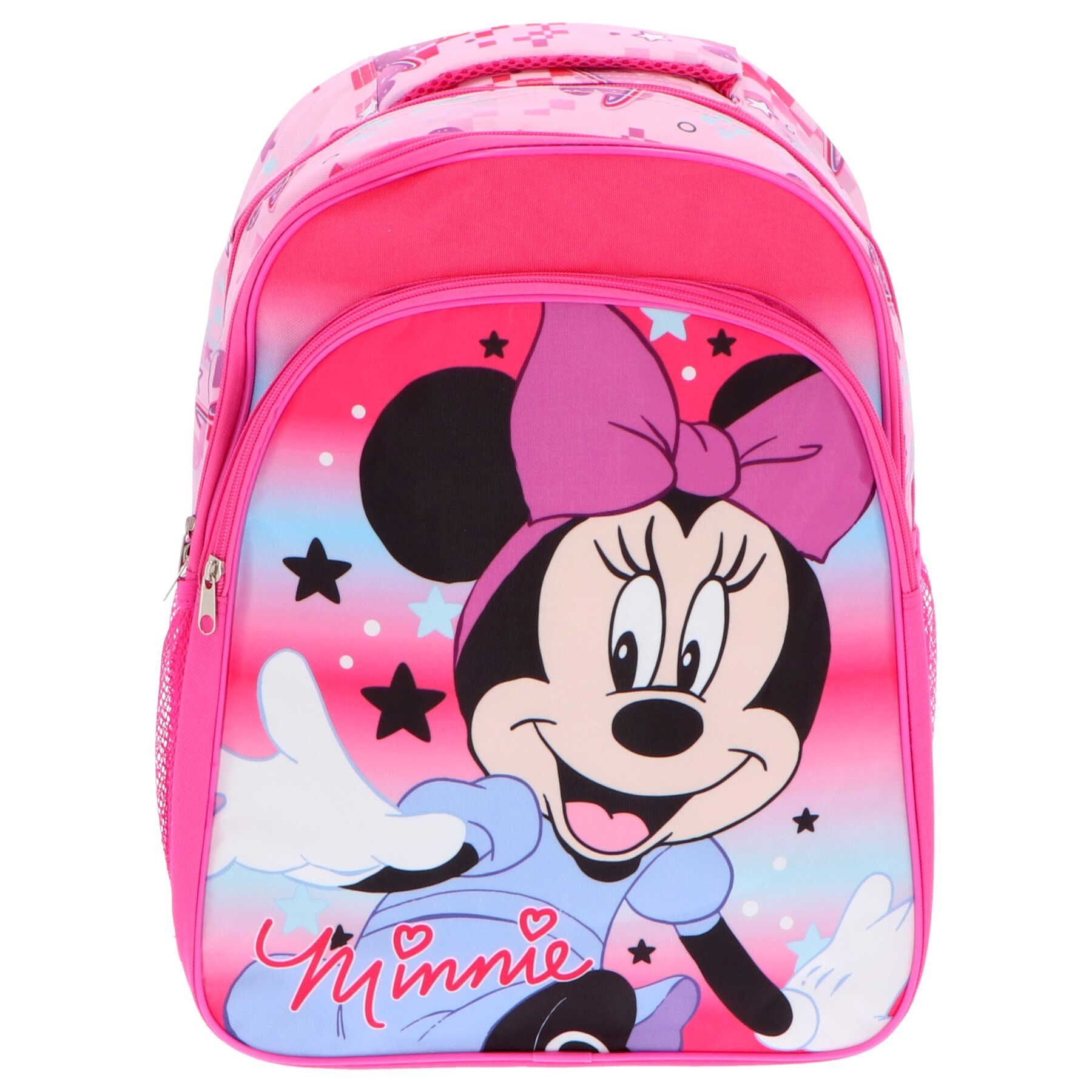 Disney Minnie Mouse Kinderrucksack Rucksack Süßer Rucksack für Mädchen mit Minnie Mouse-Motiven