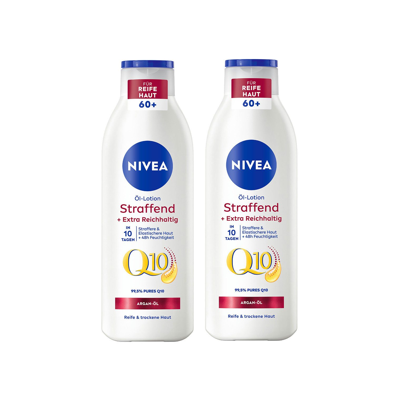 Nivea Körperlotion Q10 für reife Haut 2 x 250ml mit Q10 und natürlichem ...