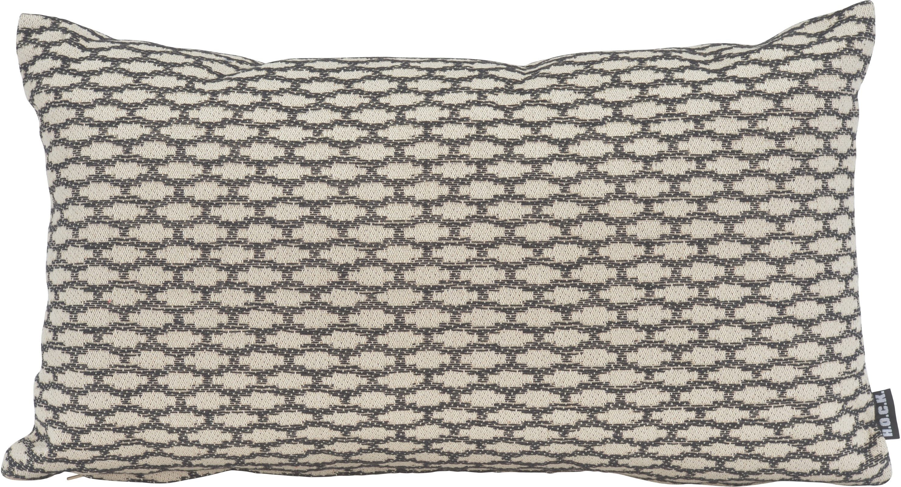 H.O.C.K. Dekokissen Nalou, Sofakissen inkl. Füllung, 50x50cm, Dekokissen, gemustert