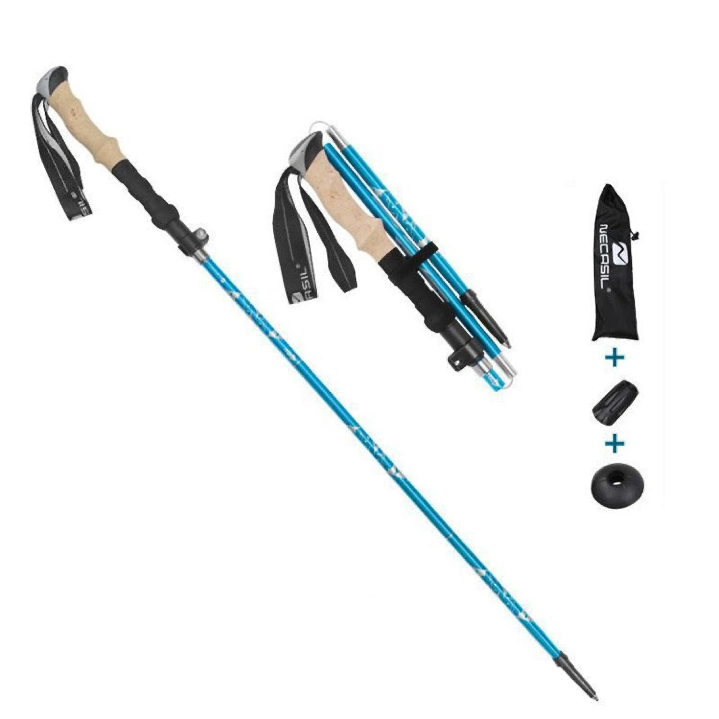 Wanderstöcke Trekkingstock Wanderstock faltbar 33–125 cm, aus Aluminium