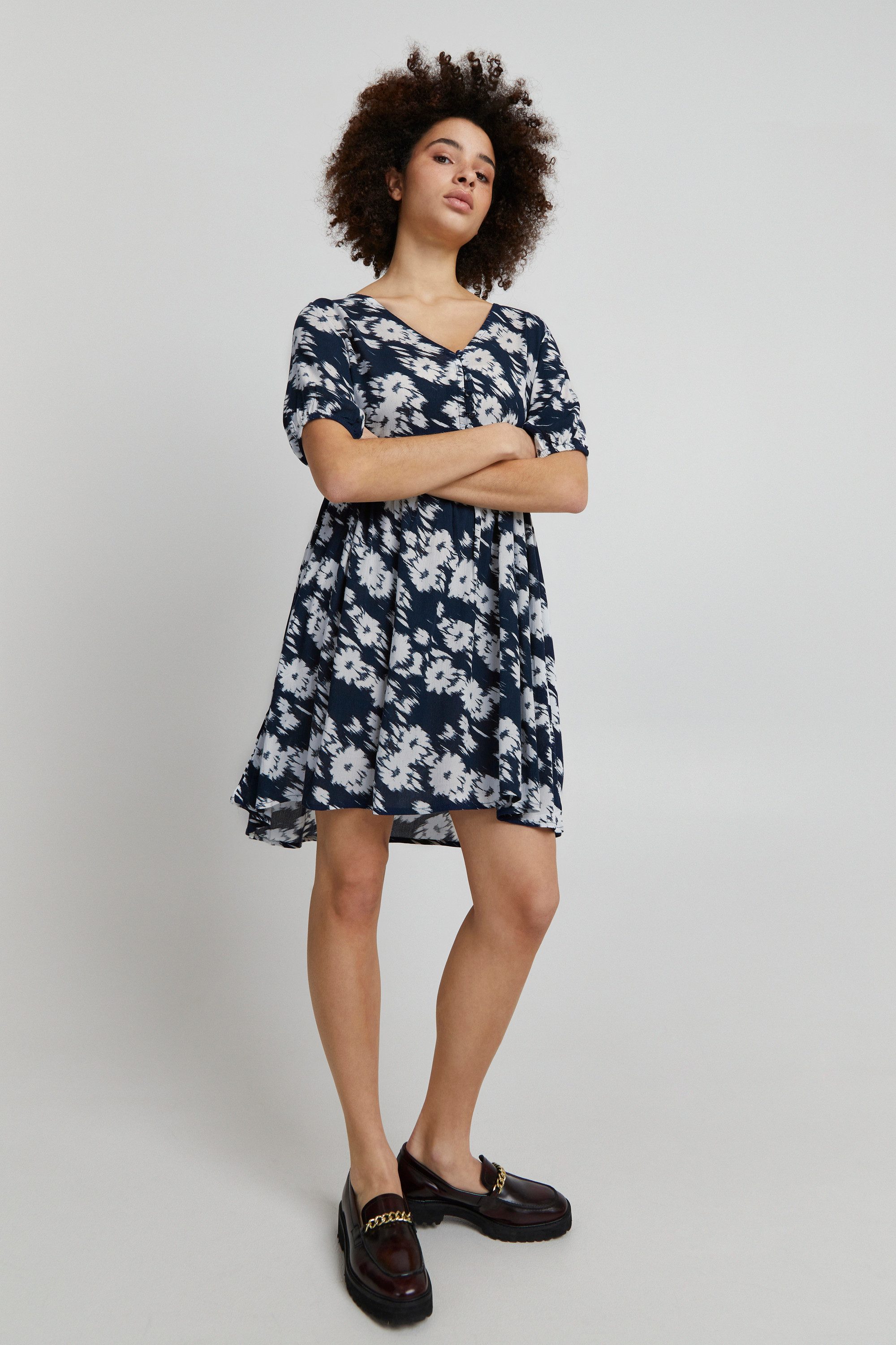 ICHI Blusenkleid Kleid IHMARRAKECH