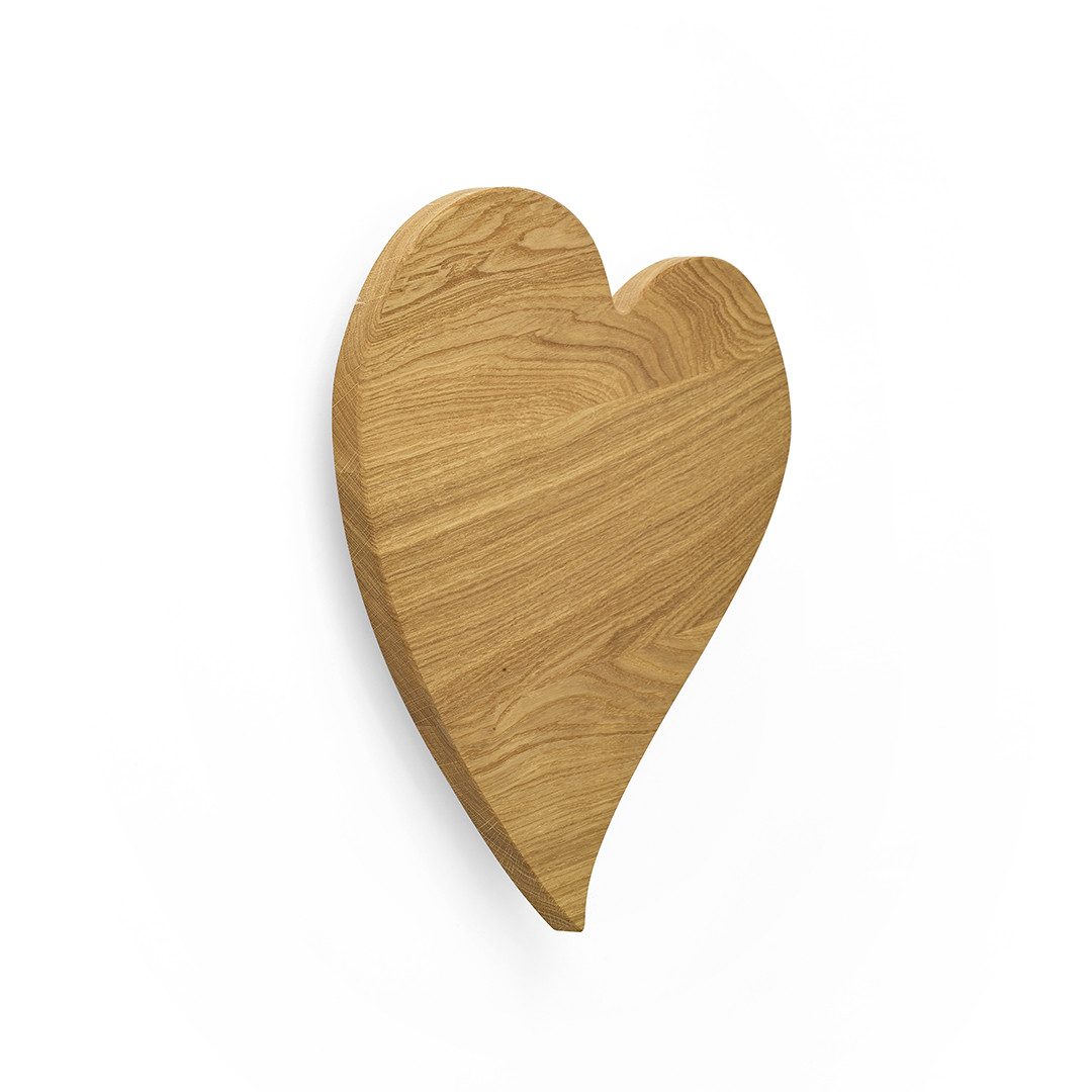 HerzBlut LED Wandleuchte HerzBlut Herz midi beleuchtet, Alu LED-Leiste Acryl, satiniert