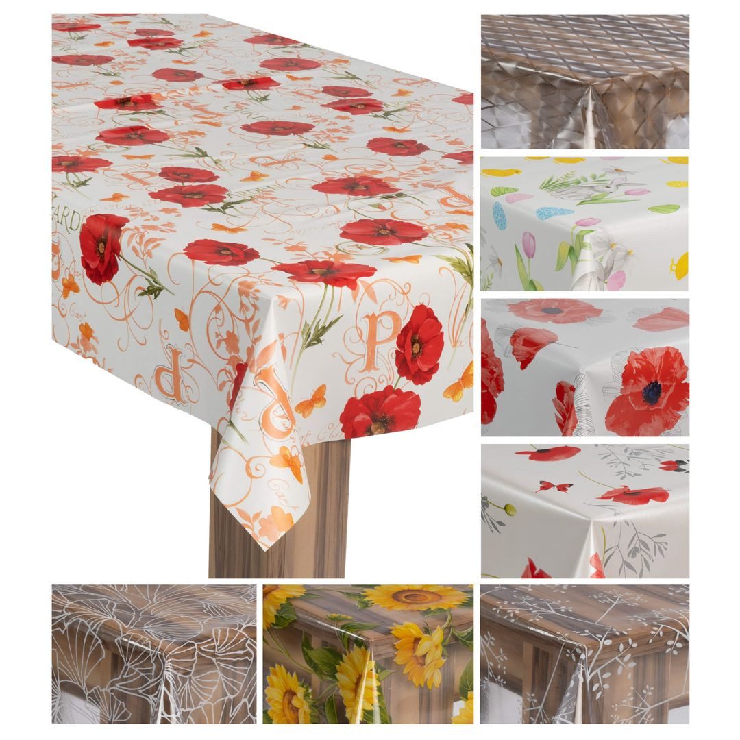 laro Tischdecke Wachstuch-Tischdecke Wachstischdecke Gartentischdecke günstig online kaufen