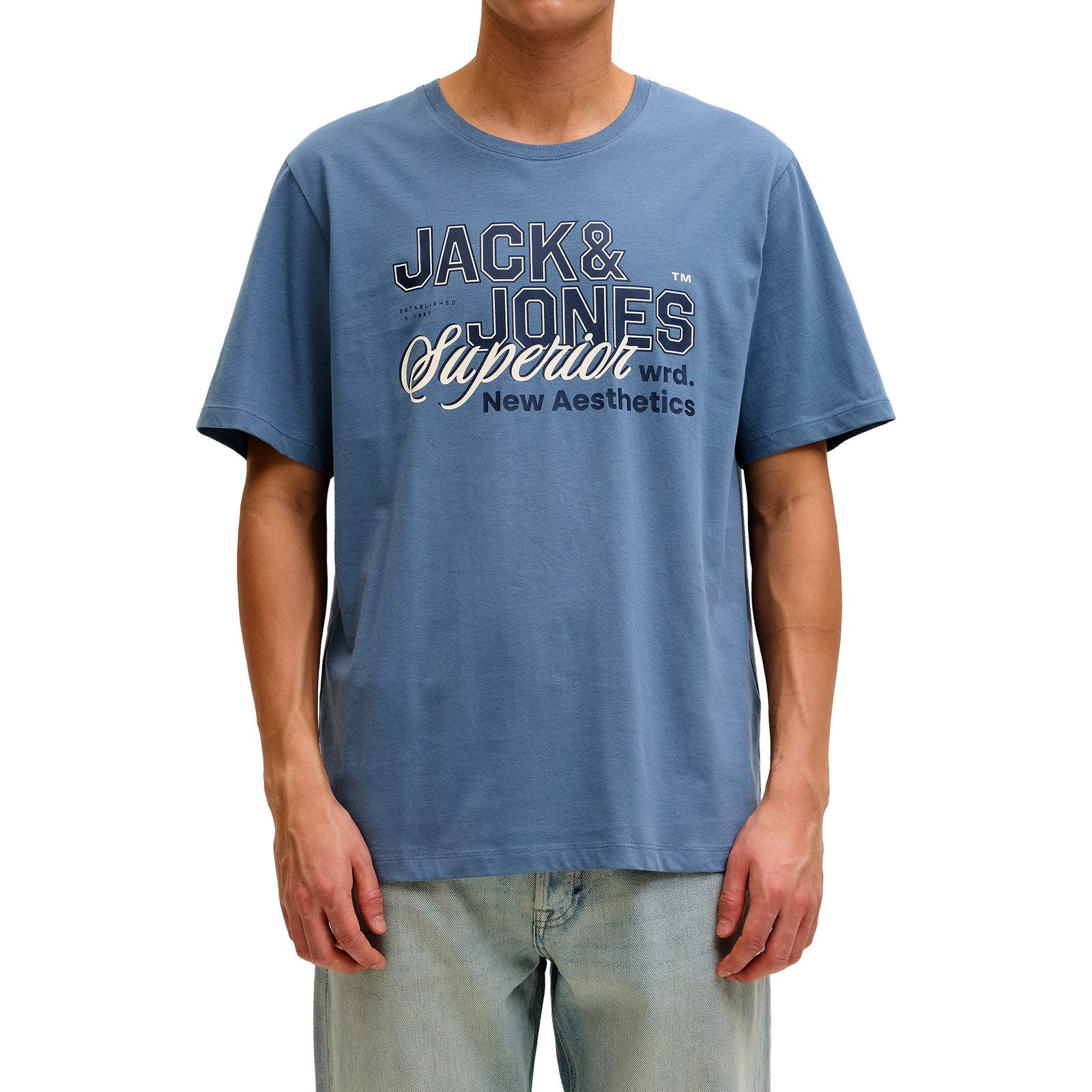 Jack & Jones T-Shirt 5er Pack Logo Tee SS O-Neck mit verschiedenen Prints günstig online kaufen