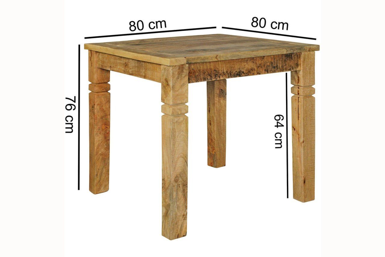 OLA Esstisch Mango Massivholz Braun tinkaro Esszimmertisch