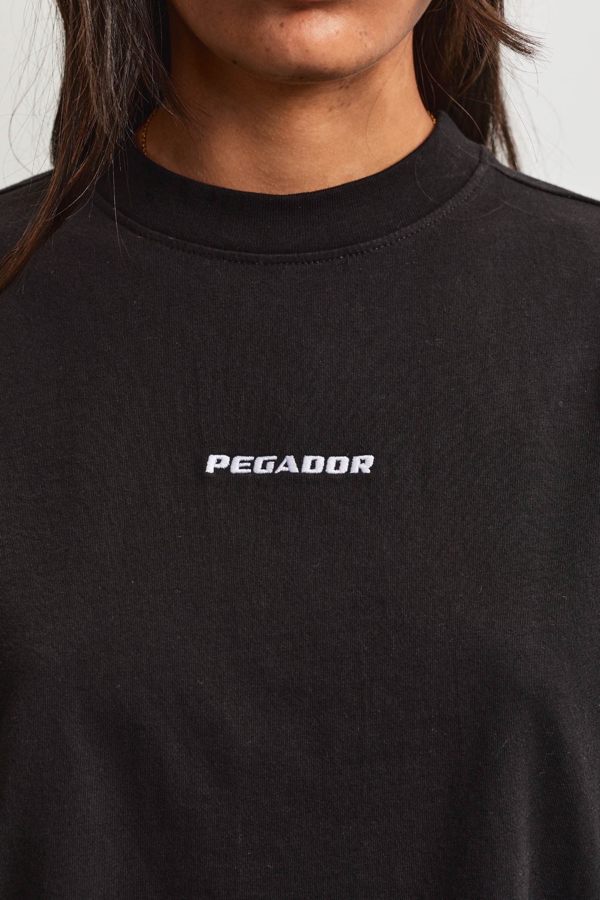 PEGADOR T-Shirt Bracy Heavy Oversized Tee Baumwolle, oversize – Bild 4 von 5