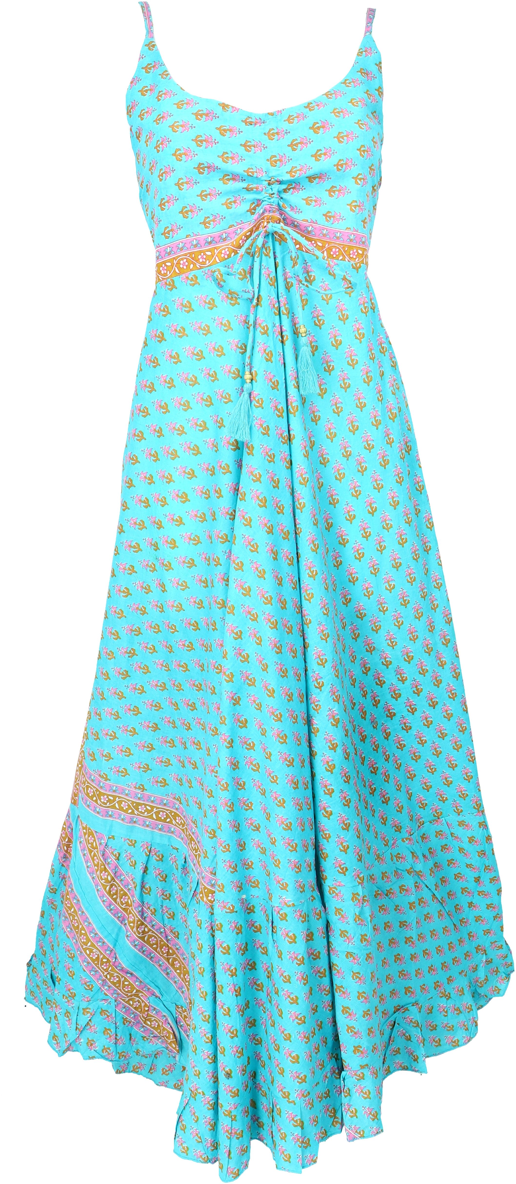 Guru-Shop Midikleid Luftiges Maxikleid, Boho Sommerkleid,.. günstig online kaufen