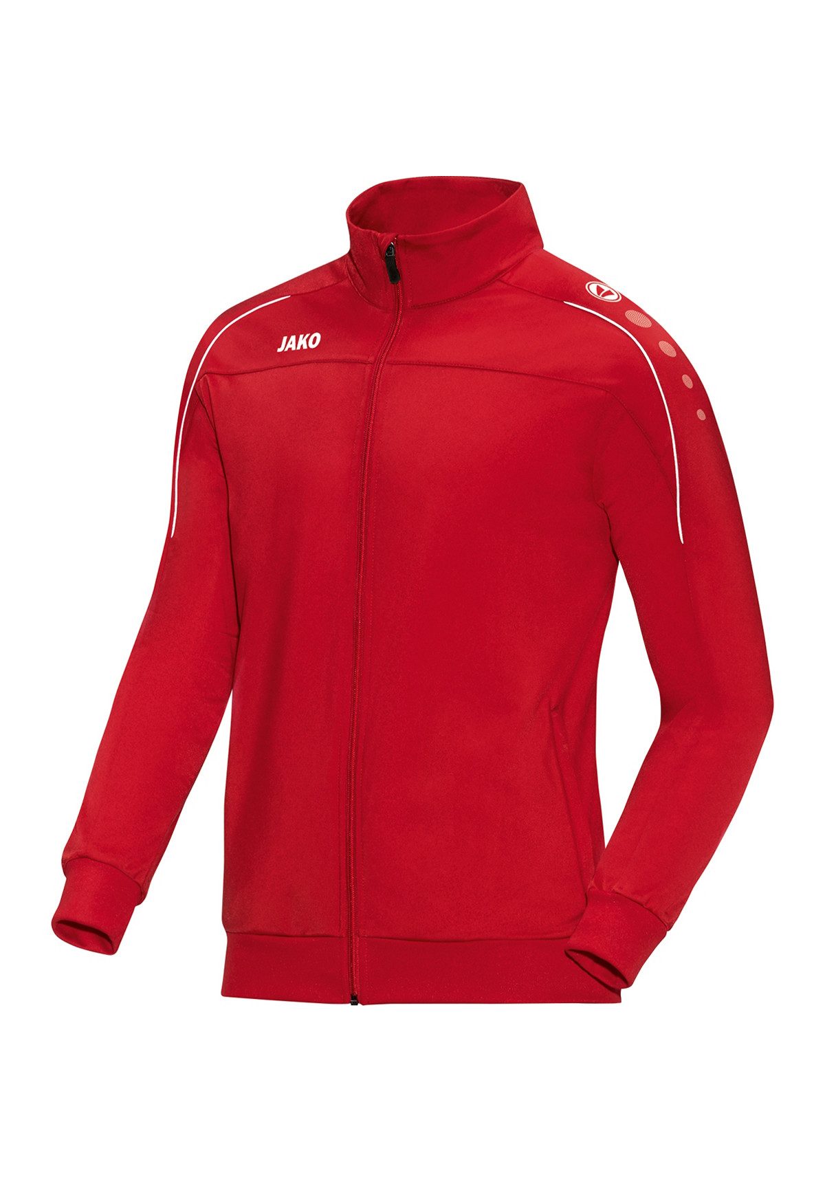 Jako Trainingsjacke Trainingsjacke mit Reißverschlusstaschen 7432 in Rot