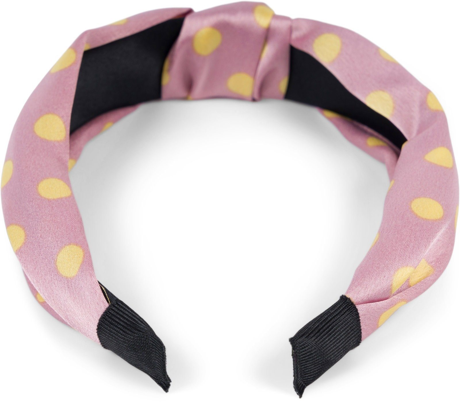 styleBREAKER Haarband, 1-tlg., Haarreif gepunktet mit Knoten Rockabilly