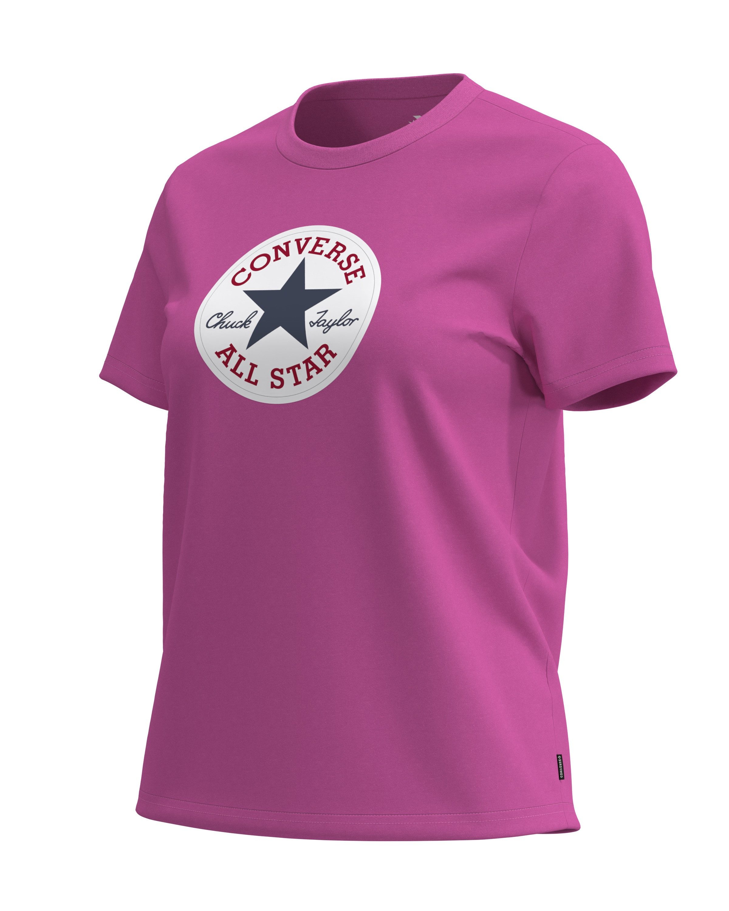 Converse T-Shirt CHUCK PATCH TEE Kurzarm, aus Baumwolle, in den Größen XS bis XXL