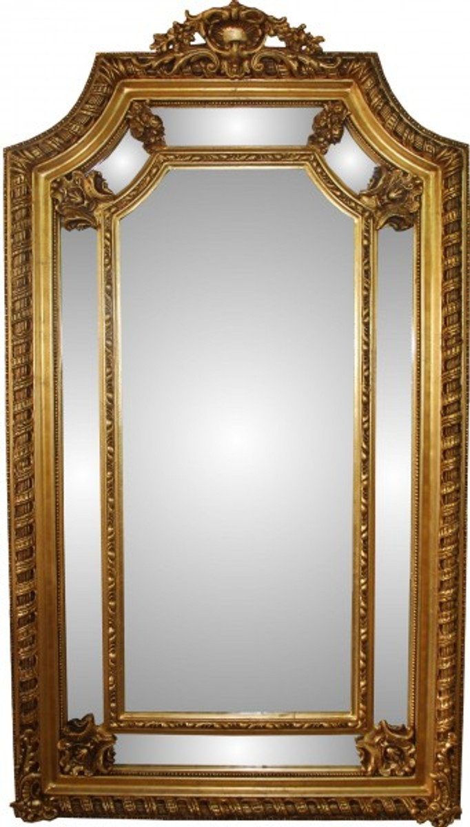 Casa 117 Wandspiegel - & cm 205 Gold Barock H Luxus Prunkvoll cm, Edel Padrino Barockspiegel B