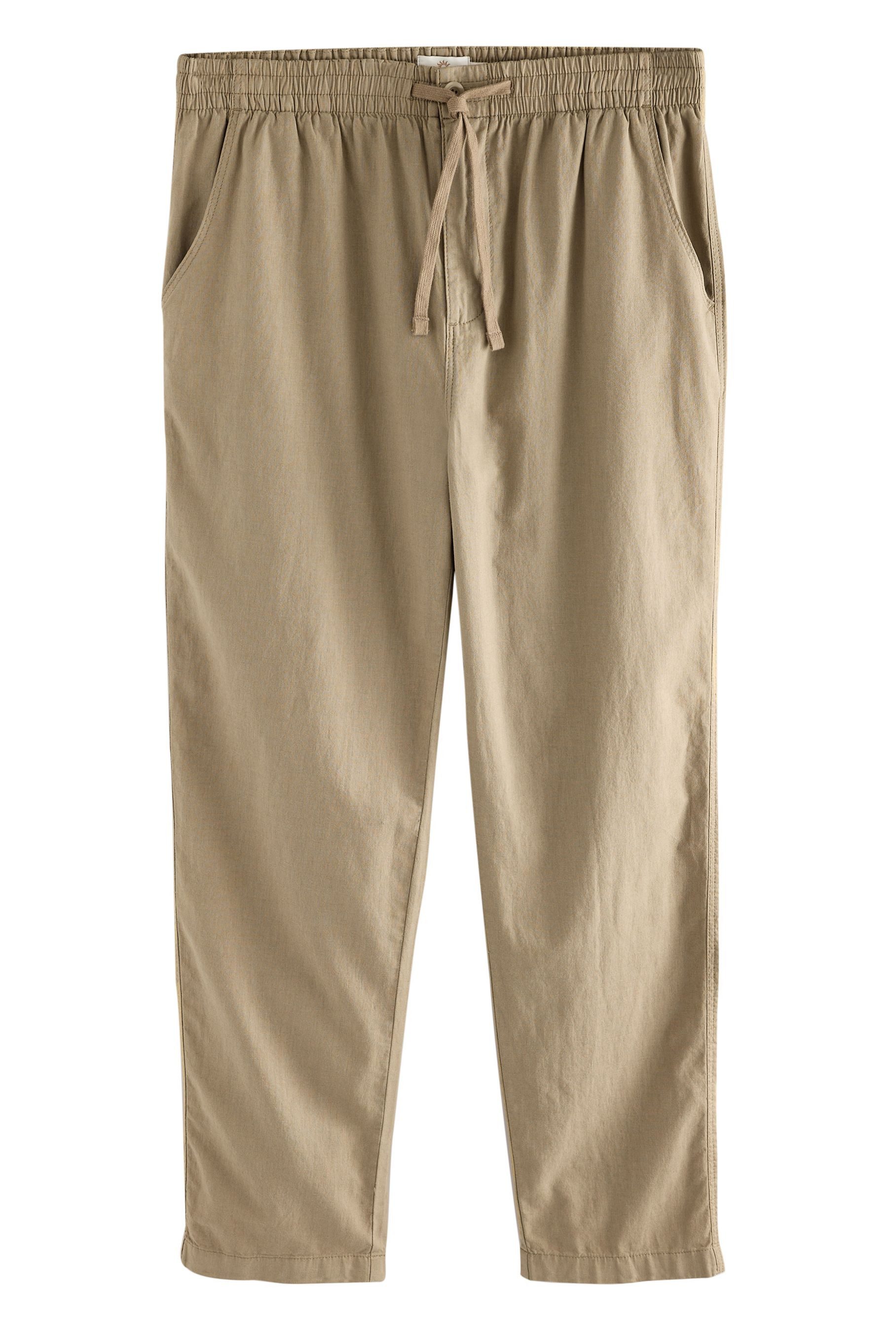 Next Leinenhose Hose mit Gummibund aus günstig online kaufen