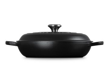 LE CREUSET Kochtopf Gourmet-Profitopf Signature rund schwarz matt 30cm