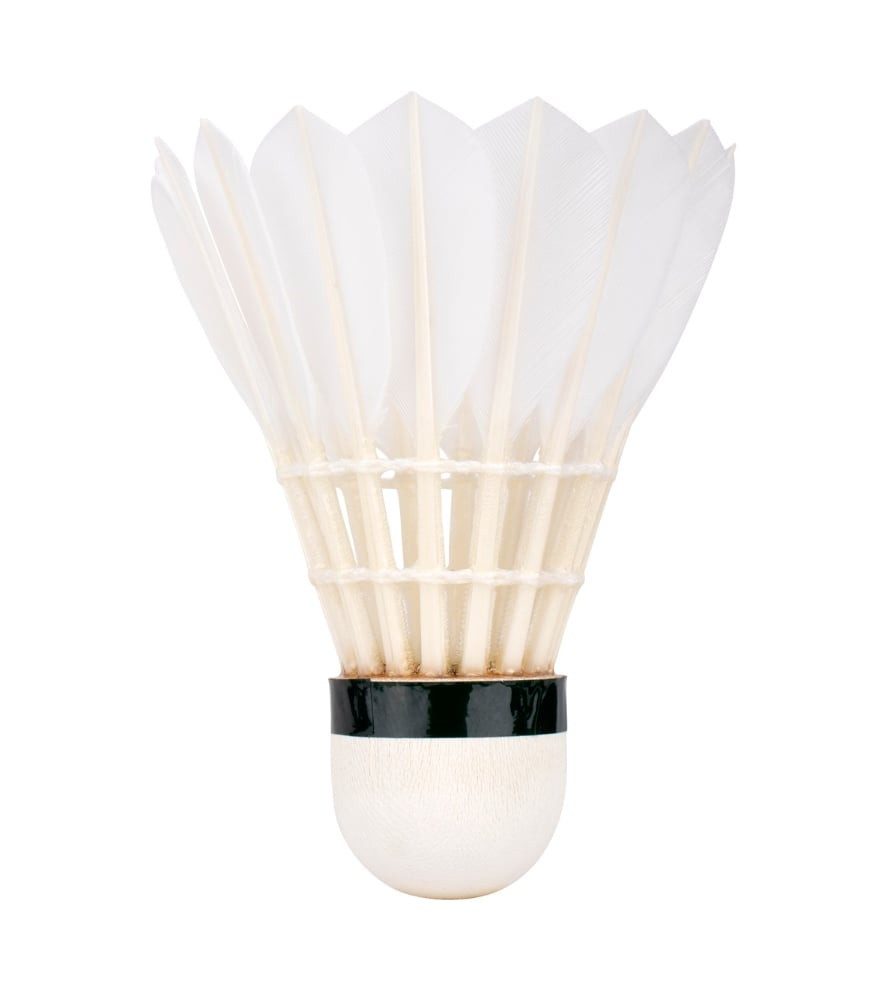 Yonex Badmintonball Aerosensa 40 Premium-Gänsefeder weiss Dose 12er, Geschwindigkeit: 3
