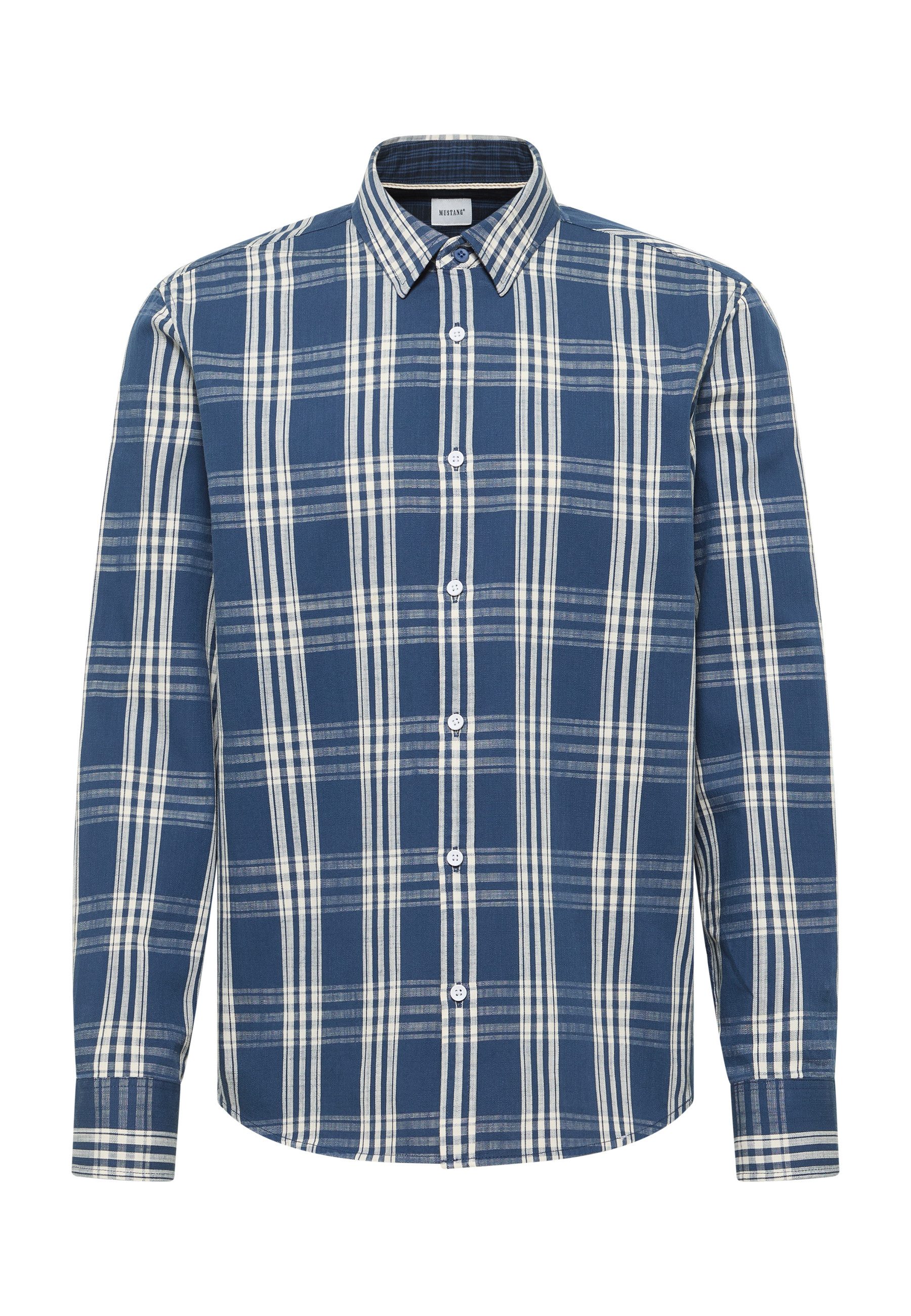 MUSTANG Langarmhemd Herren Style Elmore