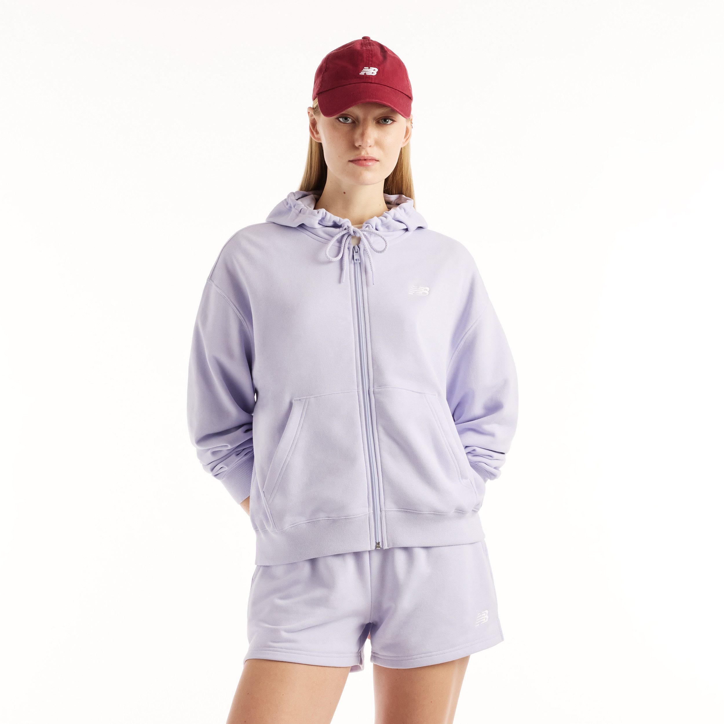 New Balance Anorak Sport Essentials French Terry Full Zip BLACK