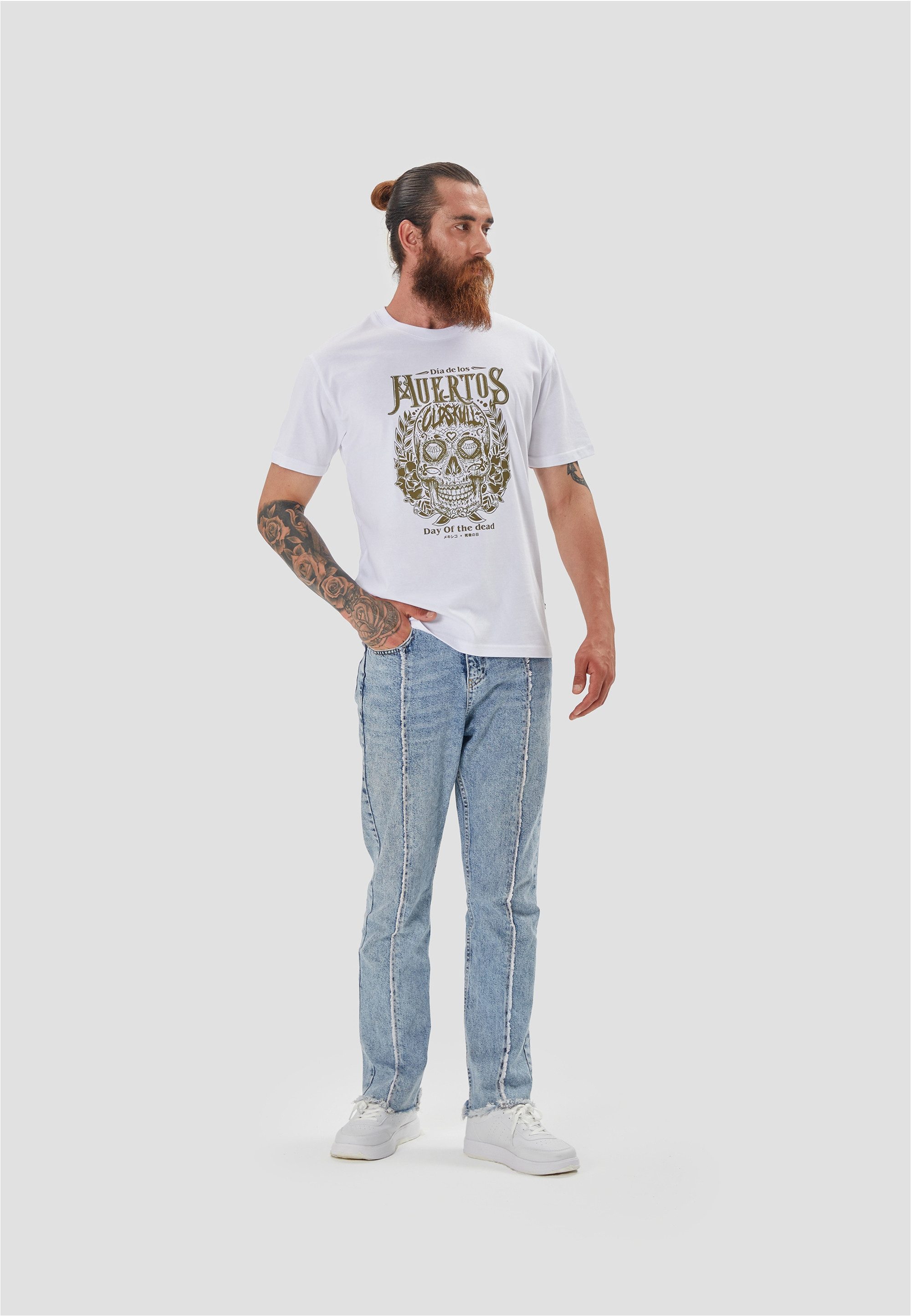 Oldskull T-Shirt Wrldvibe Day Of The günstig online kaufen