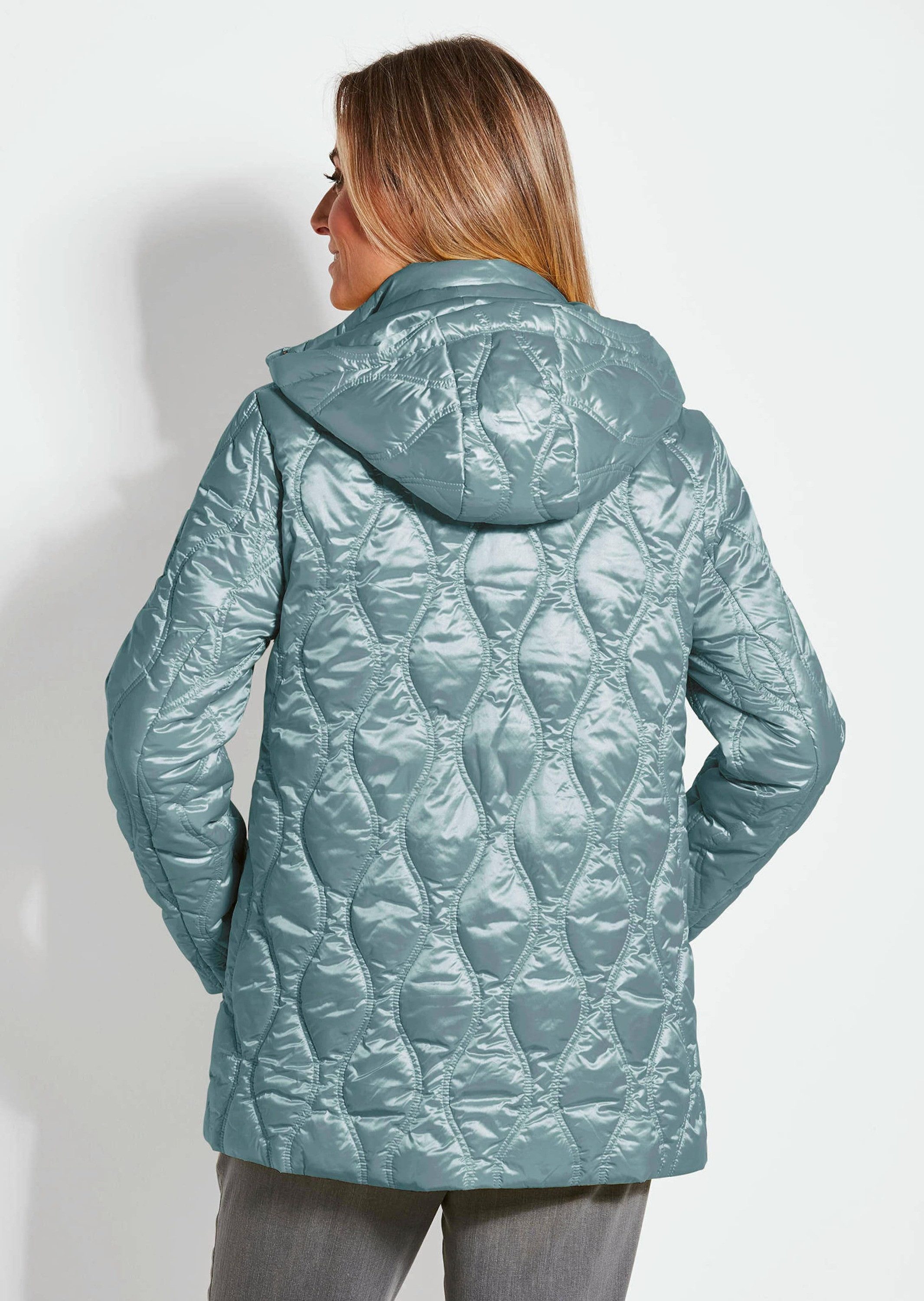GOLDNER Outdoorjacke Kurzgröße: Outdoorjacke Damen, Uni, leicht gefüttert, Kapuze