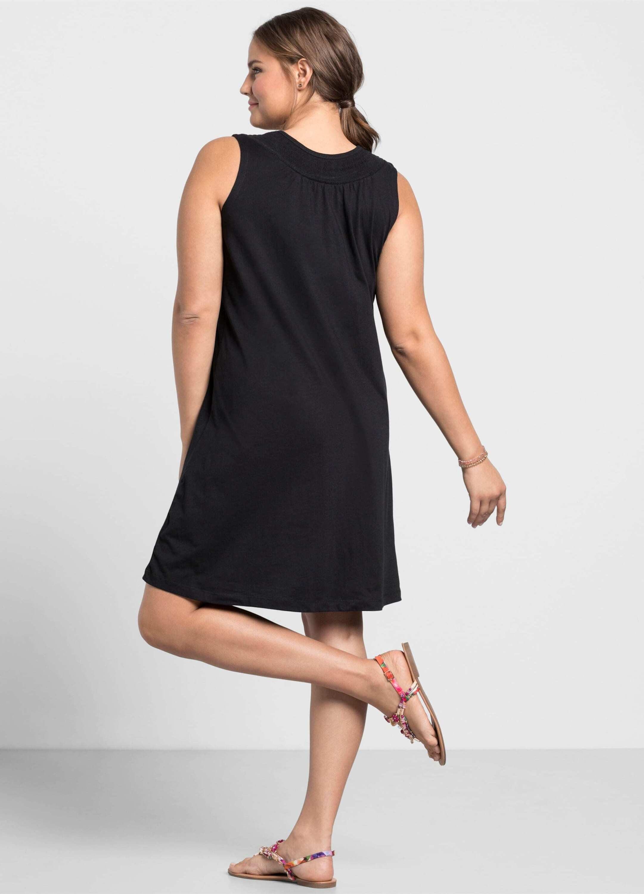 Sheego Jerseykleid Jerseykleid Ärmellos günstig online kaufen