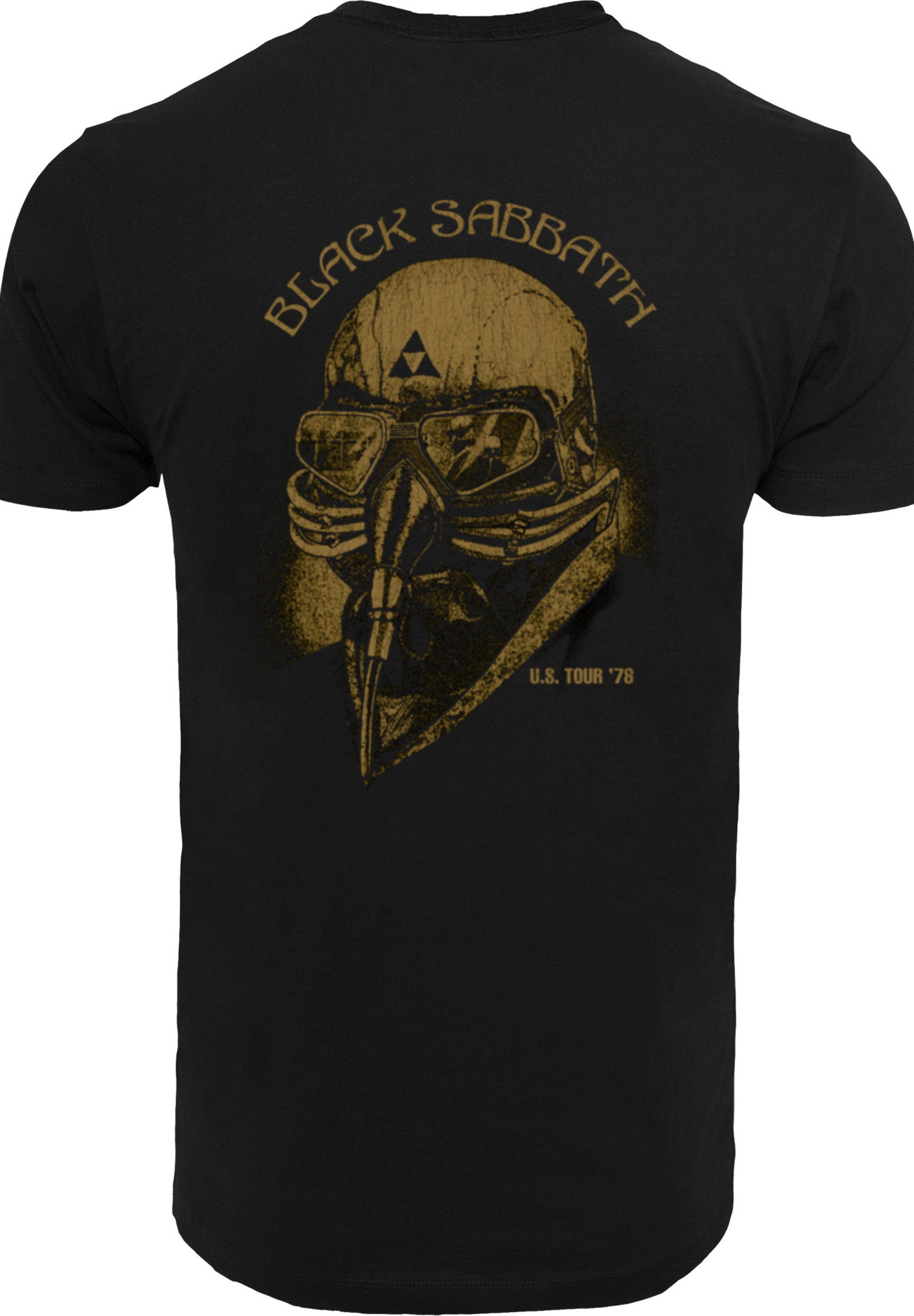 Black Black Tour US Metal Sabbath Print F4NT4STIC Zip Band 1978 T-Shirt