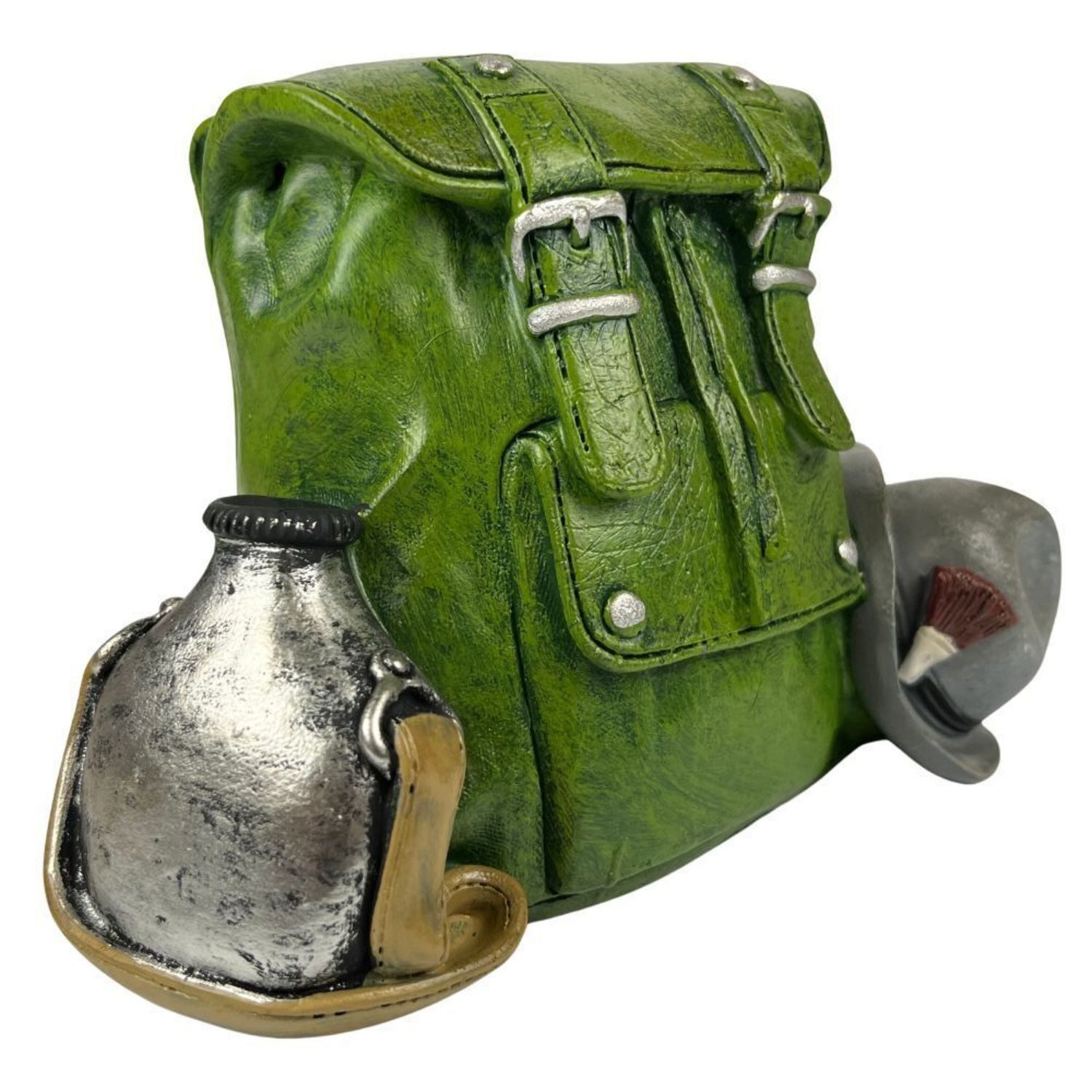 Udo Schmidt Bremen...das Original Spardose Wanderrucksack Spardose mit Seppelhut und Trinkflasche