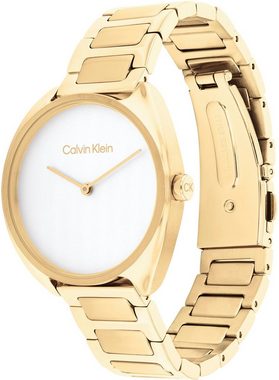 Calvin Klein Quarzuhr TIMELESS, 25200276, Armbanduhr, Damenuhr, Mineralglas, IP-Beschichtung