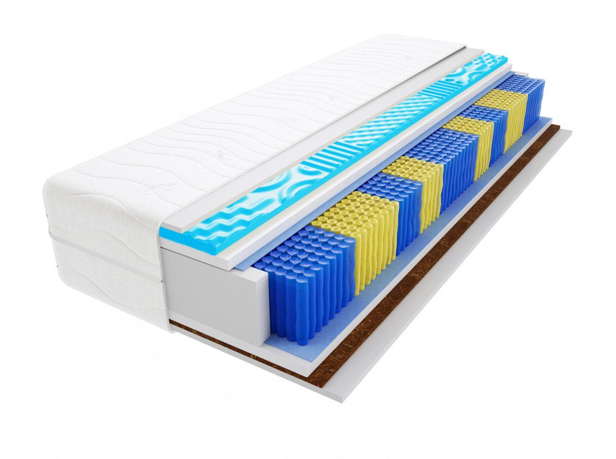 Taschenfederkernmatratze Matratzen, Taschenmatratzen Romeo Multitaschen Visco Molet 165x215 cm, Godre, 20 cm hoch