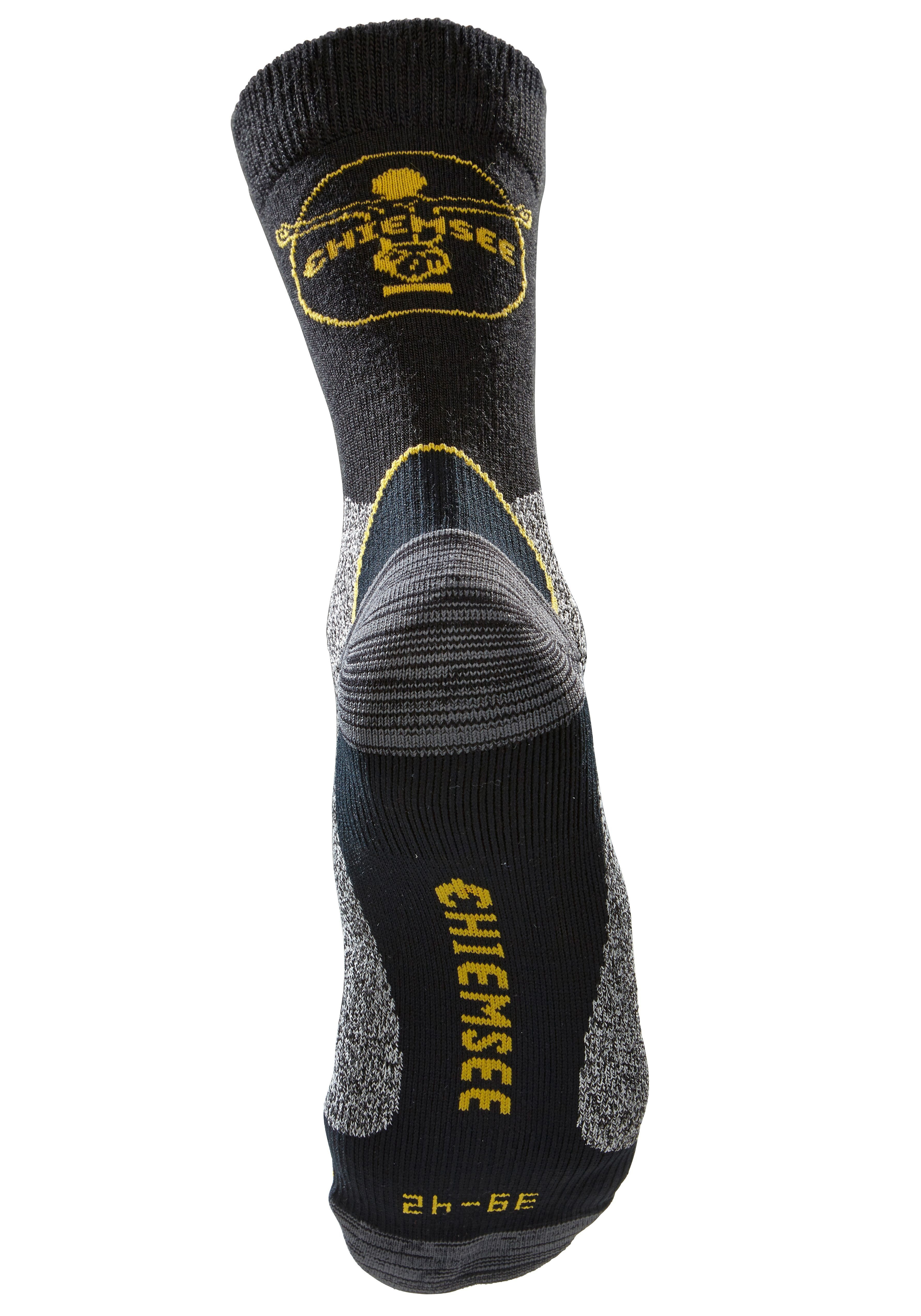 Chiemsee Wandersocken (Packung, 2-Paar) mit gepolsterten Dämpfungszonen