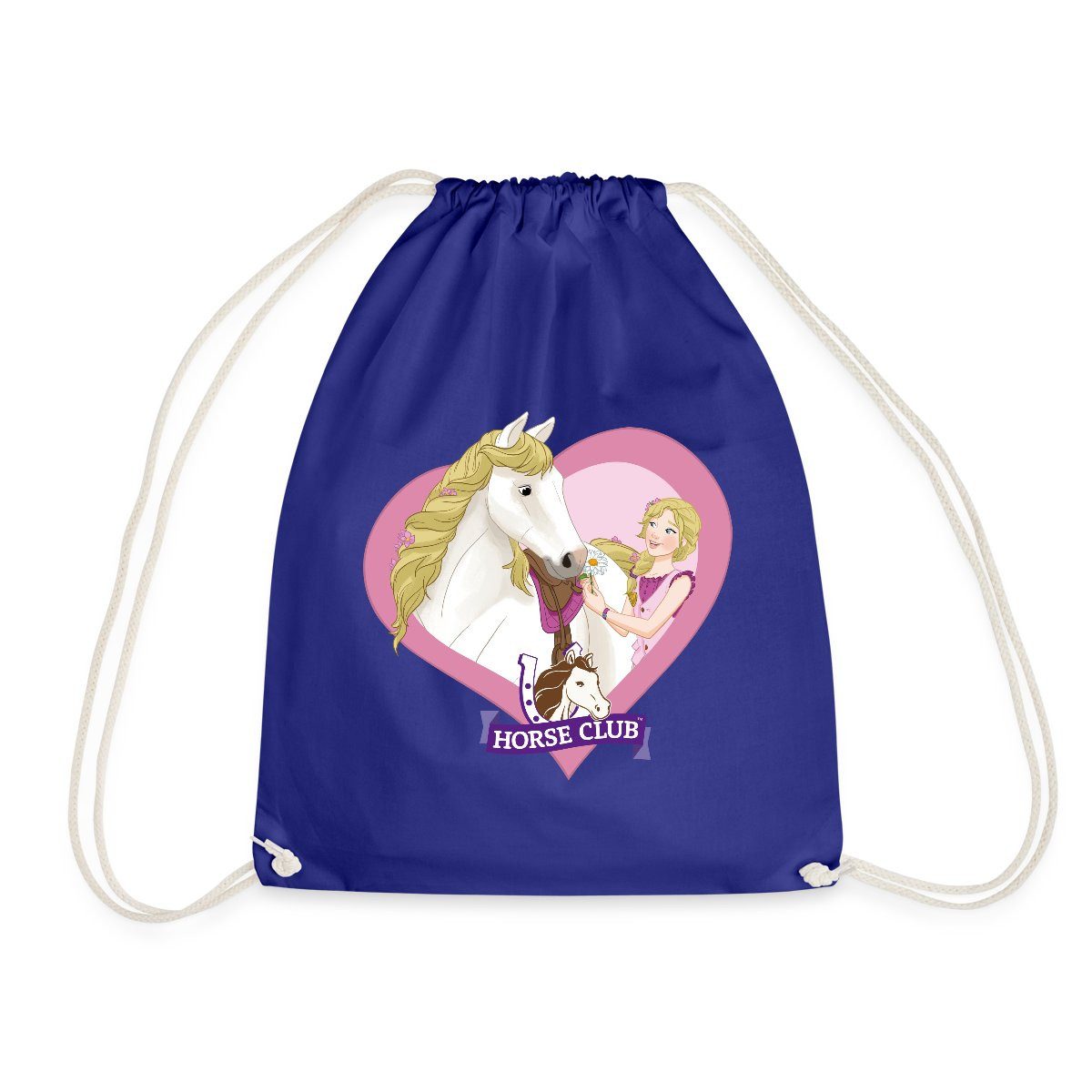 Turnbeutel Schleich Horse Club Sofia & Blossom Herzmotiv Turnbeutel