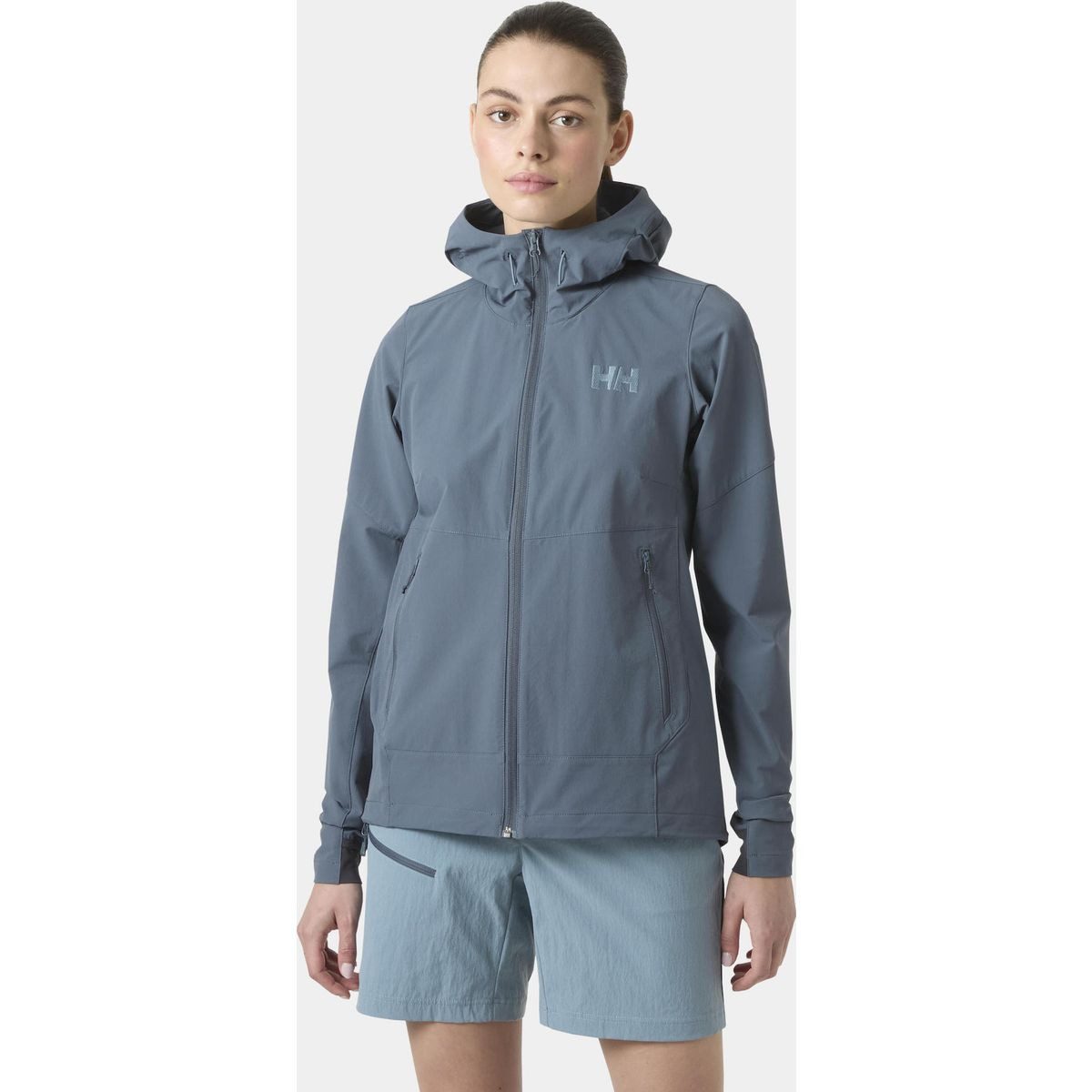 Helly Hansen Skijacke W Blaze Softshell Hood Leichte, winddichte Softshelljacke mit 4-Wege-Stretch für Damen