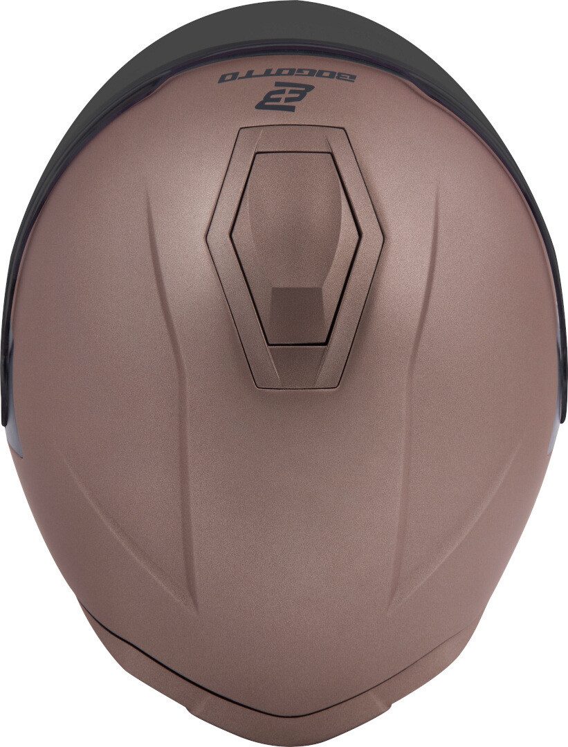 Bogotto Motorradhelm H586 BT Solid Bluetooth Jethelm, integriertes Kommunikationssystem,integriertes Sonnenvisier
