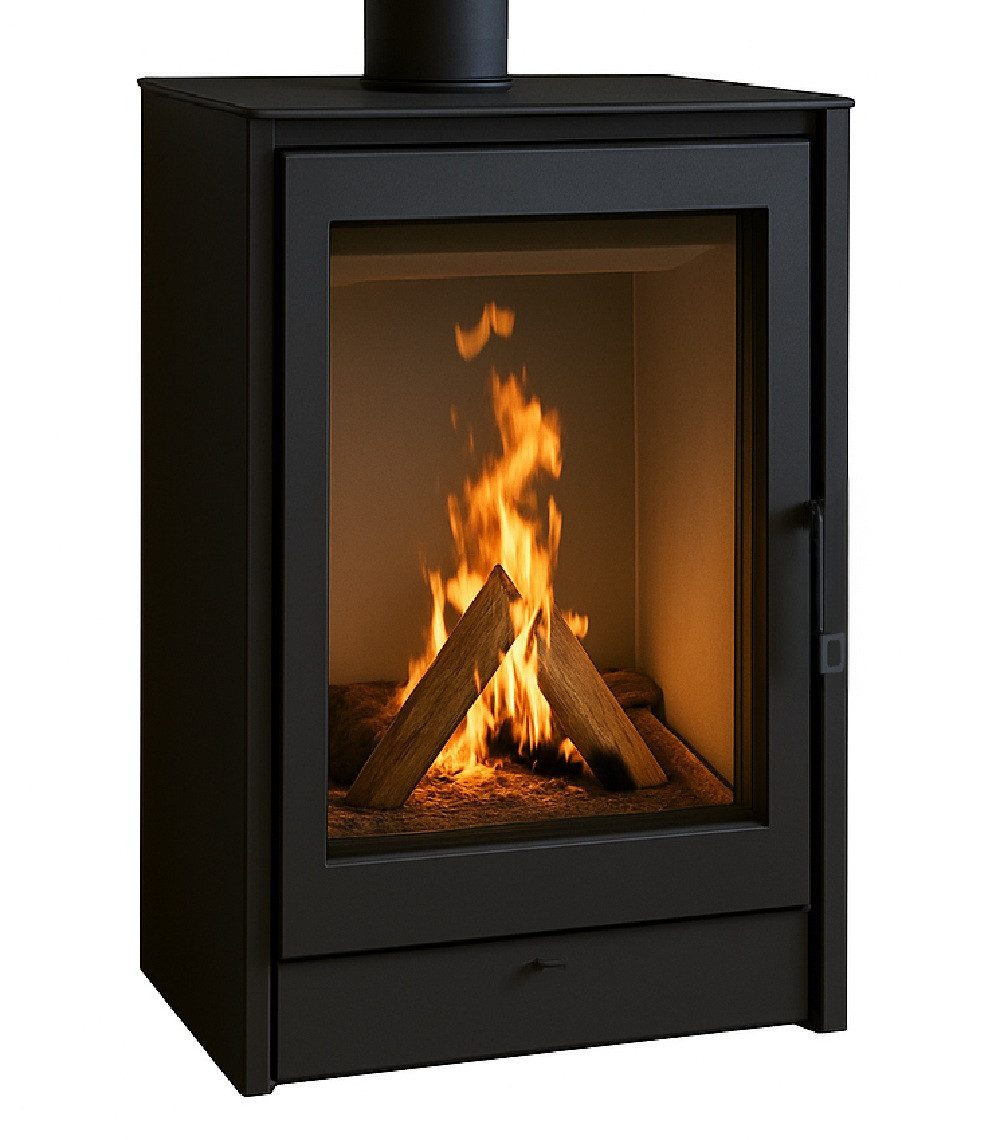 TRGO Kaminofen Modell GENOA mit XL-Sichtscheibe - 7,4 kW, 7,4 kW