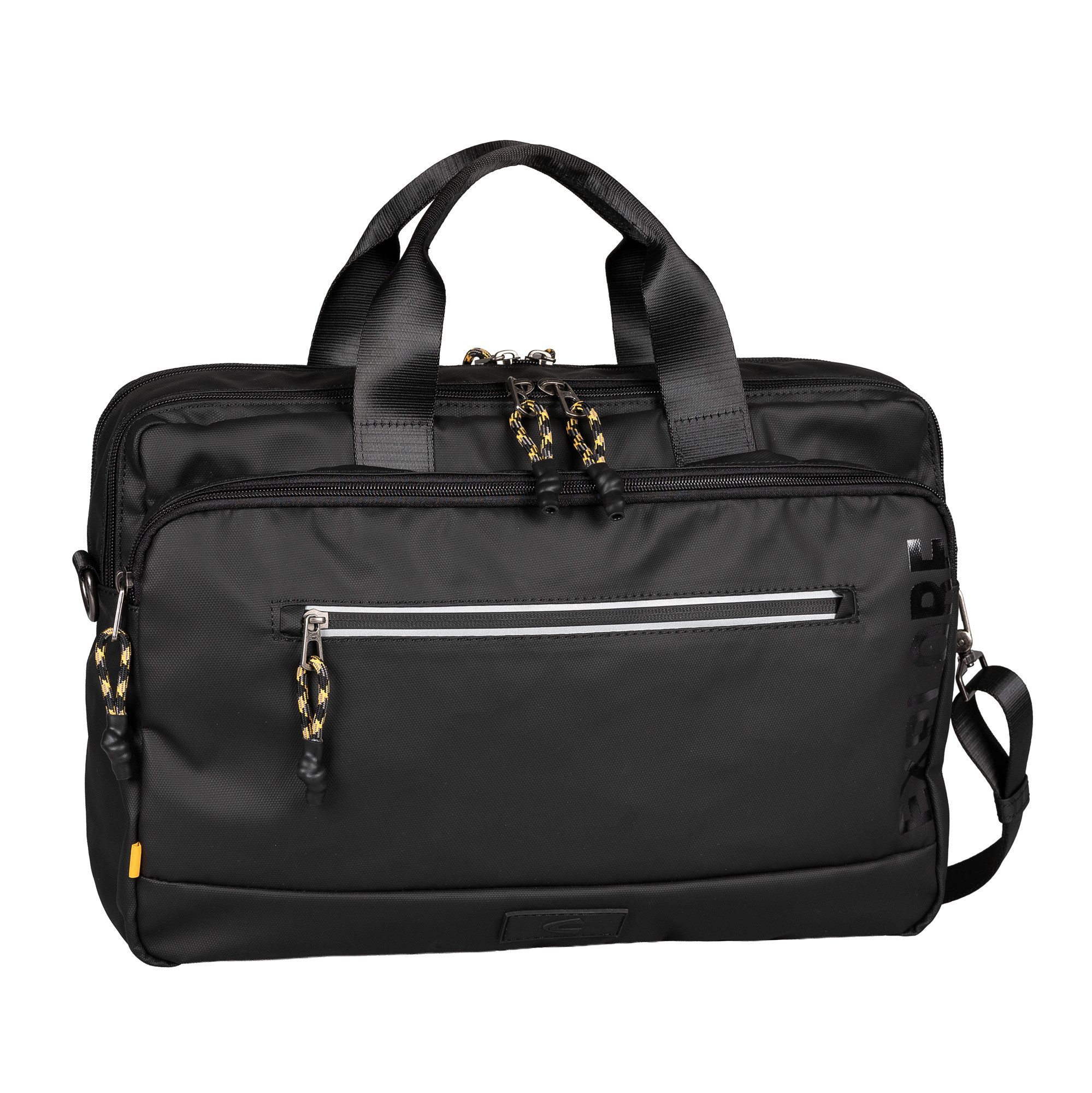 camel active Aktentasche Explore, Laptoptasche mit reflektierende Reißverschlüssen