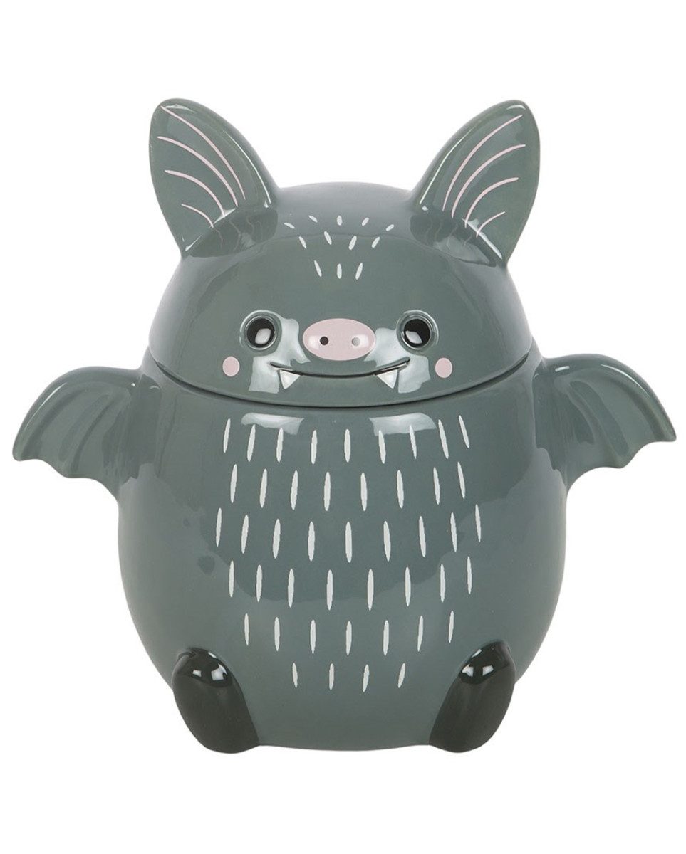Horror-Shop Dekofigur Zauberhafte Fledermaus Keksdose 20cm