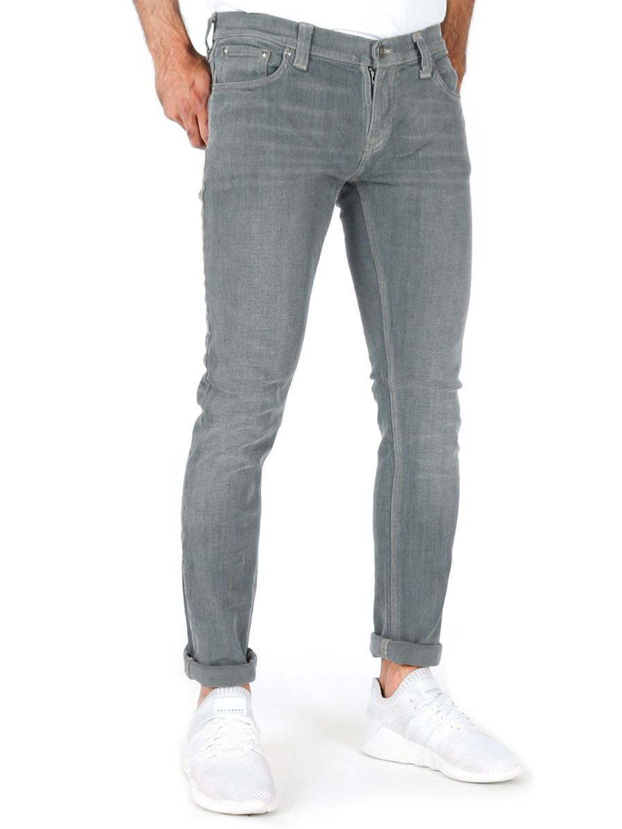 Nudie Jeans Skinny-fit-Jeans Tight Long John Charcoal