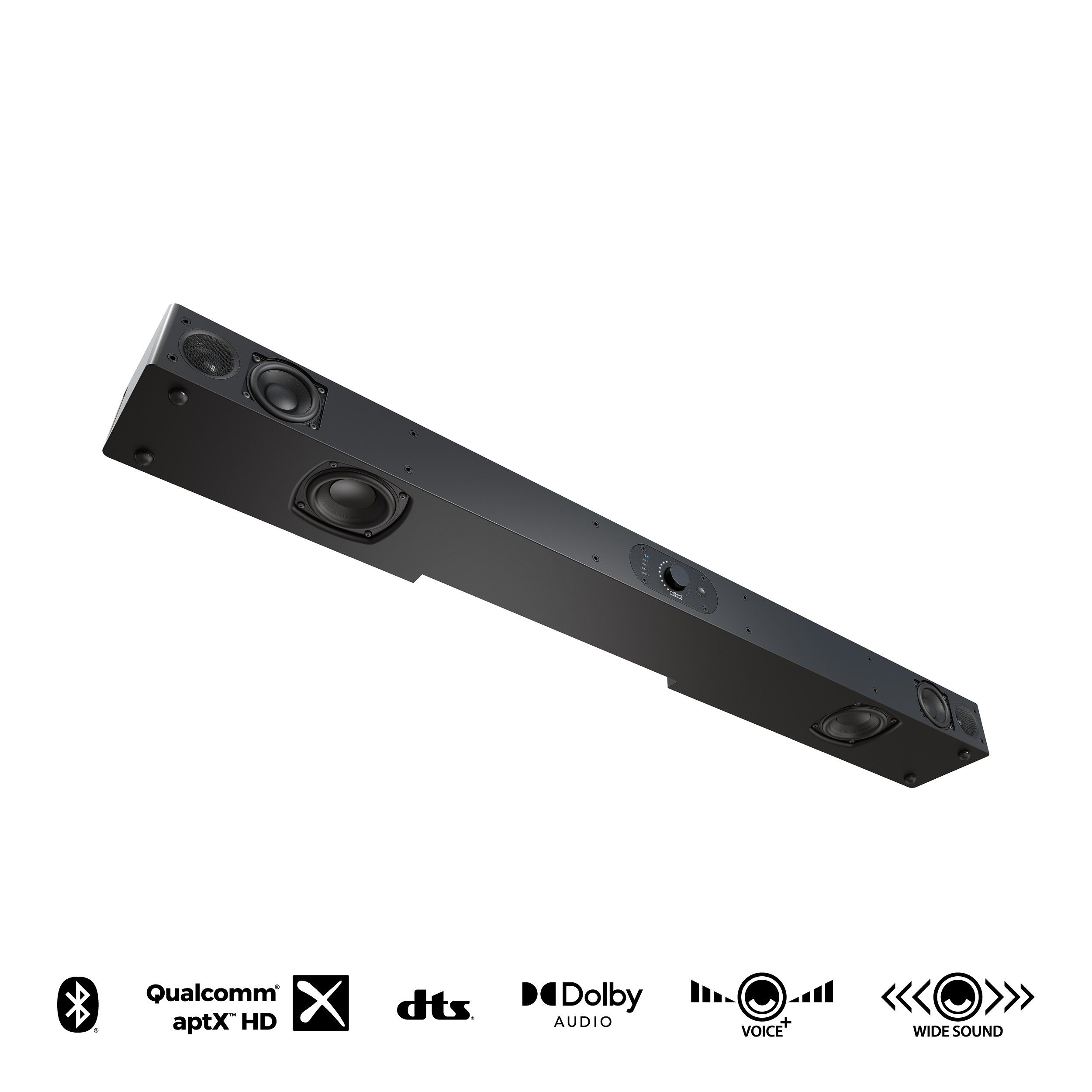 Nubert nuPro AS-2500 Soundbar 2.0 (Bluetooth, 160 W, Aktive Soundbar, 2x3-Wege, 160 W Dauerleistung, Voice)