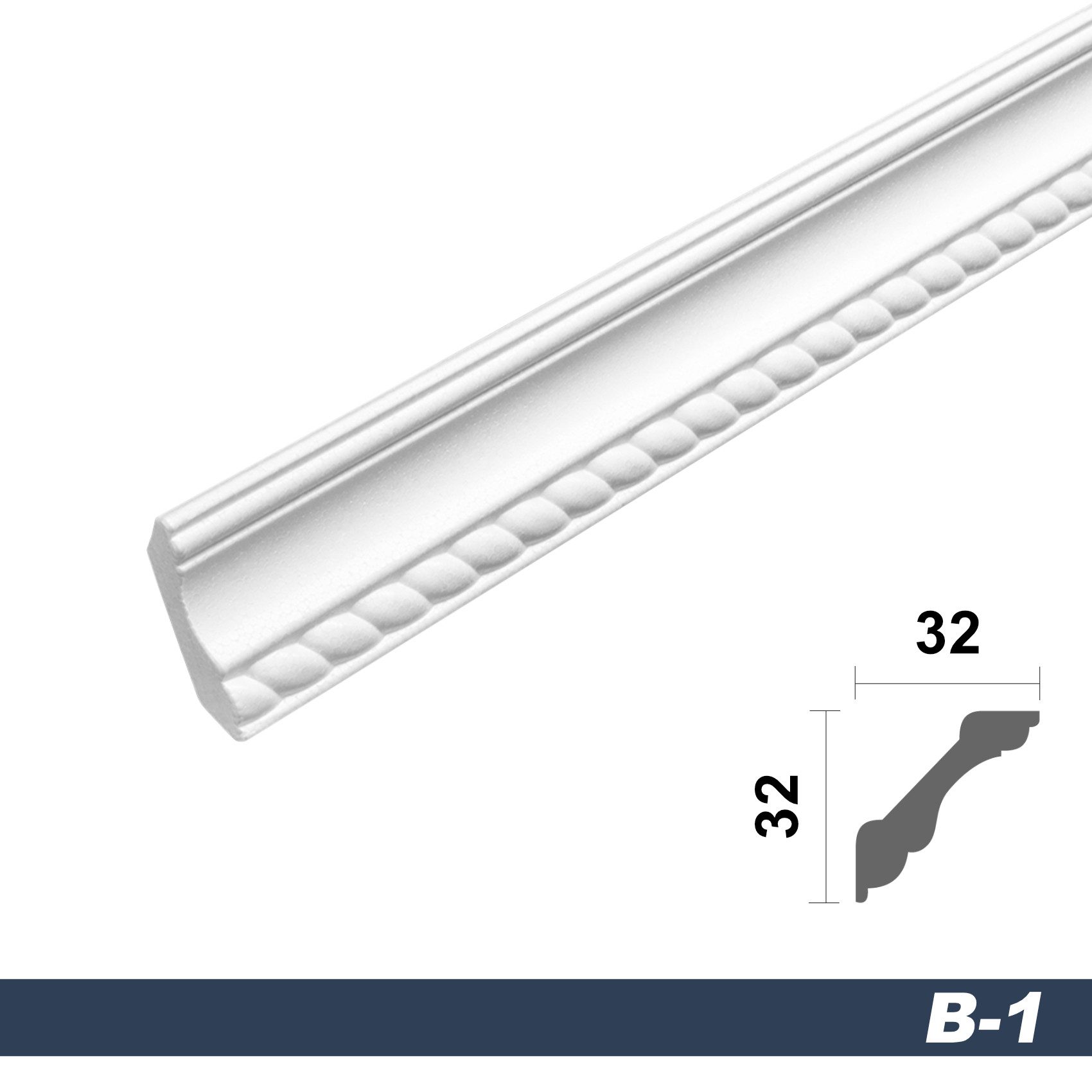 marbet design Stuckleiste B-01, 2 Meter, günstig online kaufen