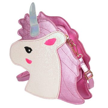 GalaxyCat Umhängetasche Süße Einhorn Handtasche, Damen Tasche mit Glitzer Optik, Varianten:, Einhorn Handtasche mit Glitzer Optik