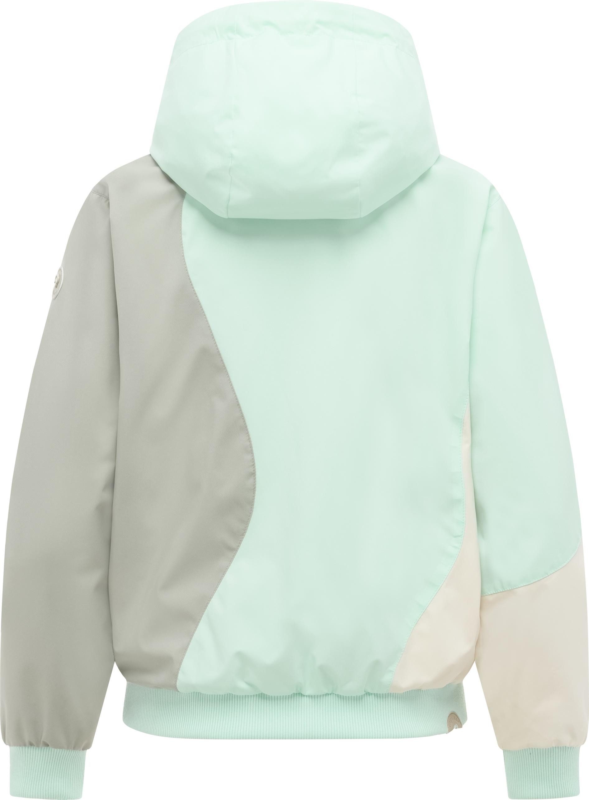 Ragwear Bomberjacke Oggie Block Damen Funktionsjacke mit Kapuze