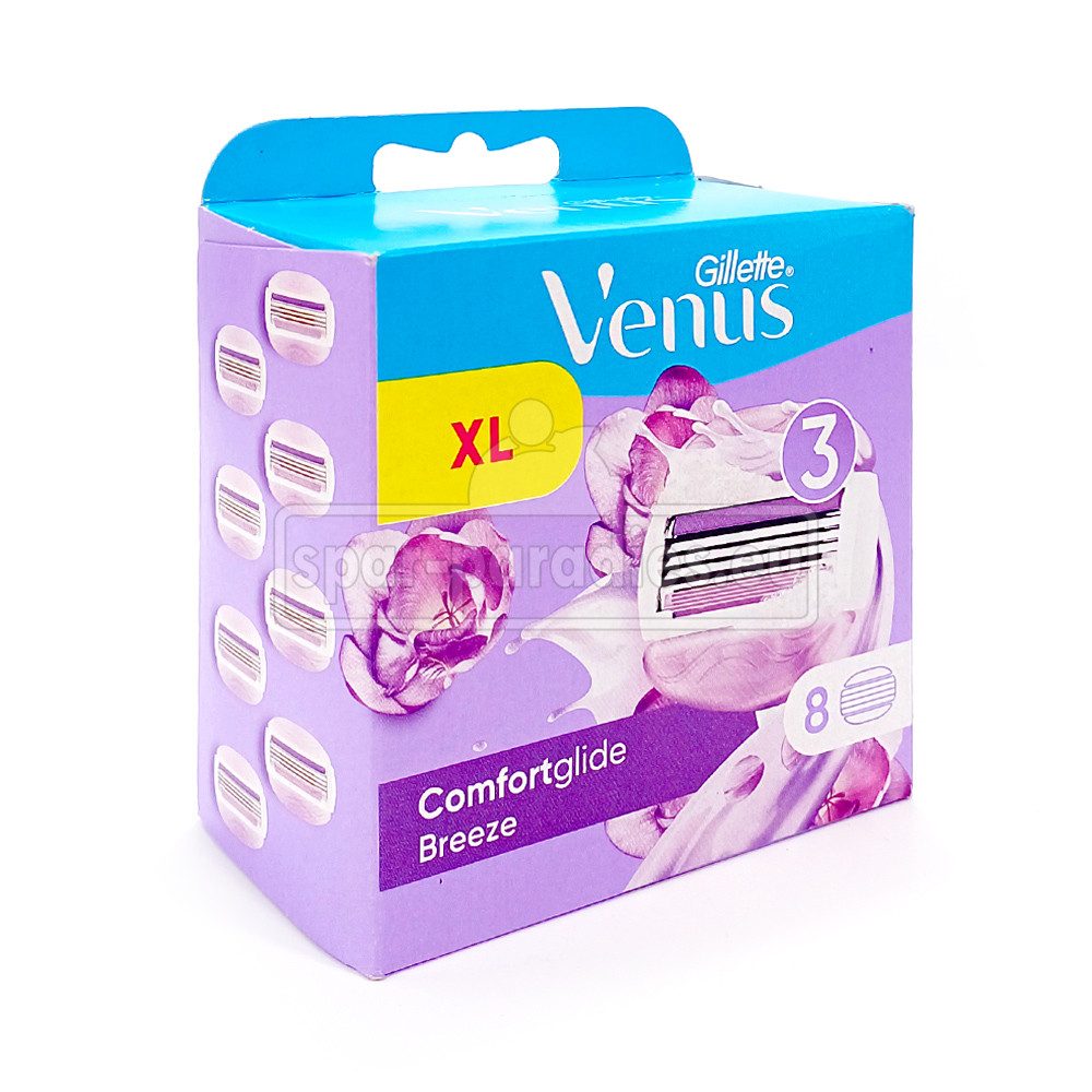 Gillette Venus Rasierklingen Comfortglide Breeze Klingen XL Pack (8 Stück), 8-tlg.