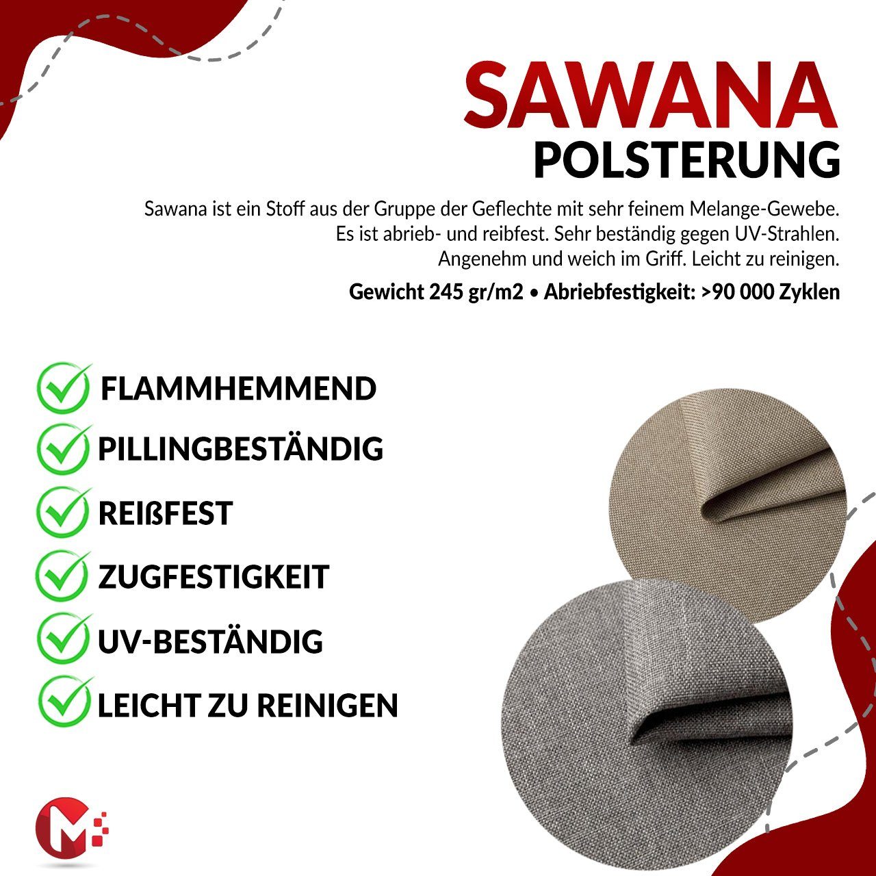 im | Stil Sitzfläche für Schwarz Schwarz Ecksofa MÖBEL gesteppter U, MKS Sawana modernen TARGEN das Sawana Wohnzimmer,