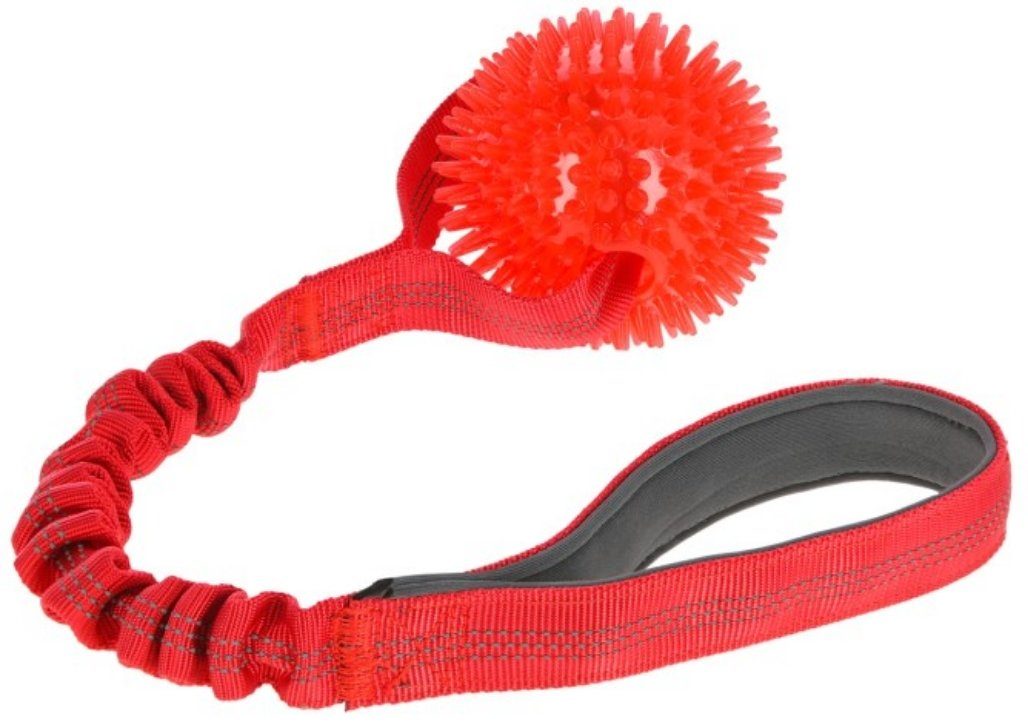 Zerrspielzeug Bungee Toy Länge 50 cm rot Ø 9 cm 80728